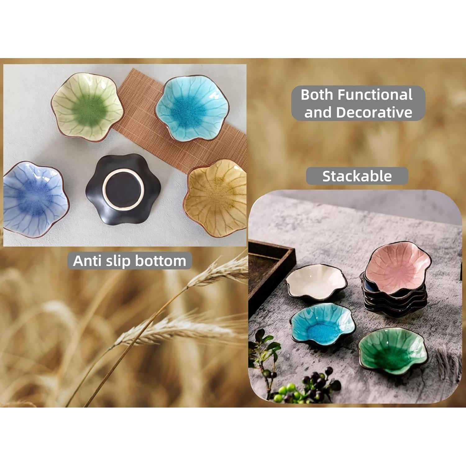 Soporte para cuchara de café cerámica Rhobtyne Grietas de hielo