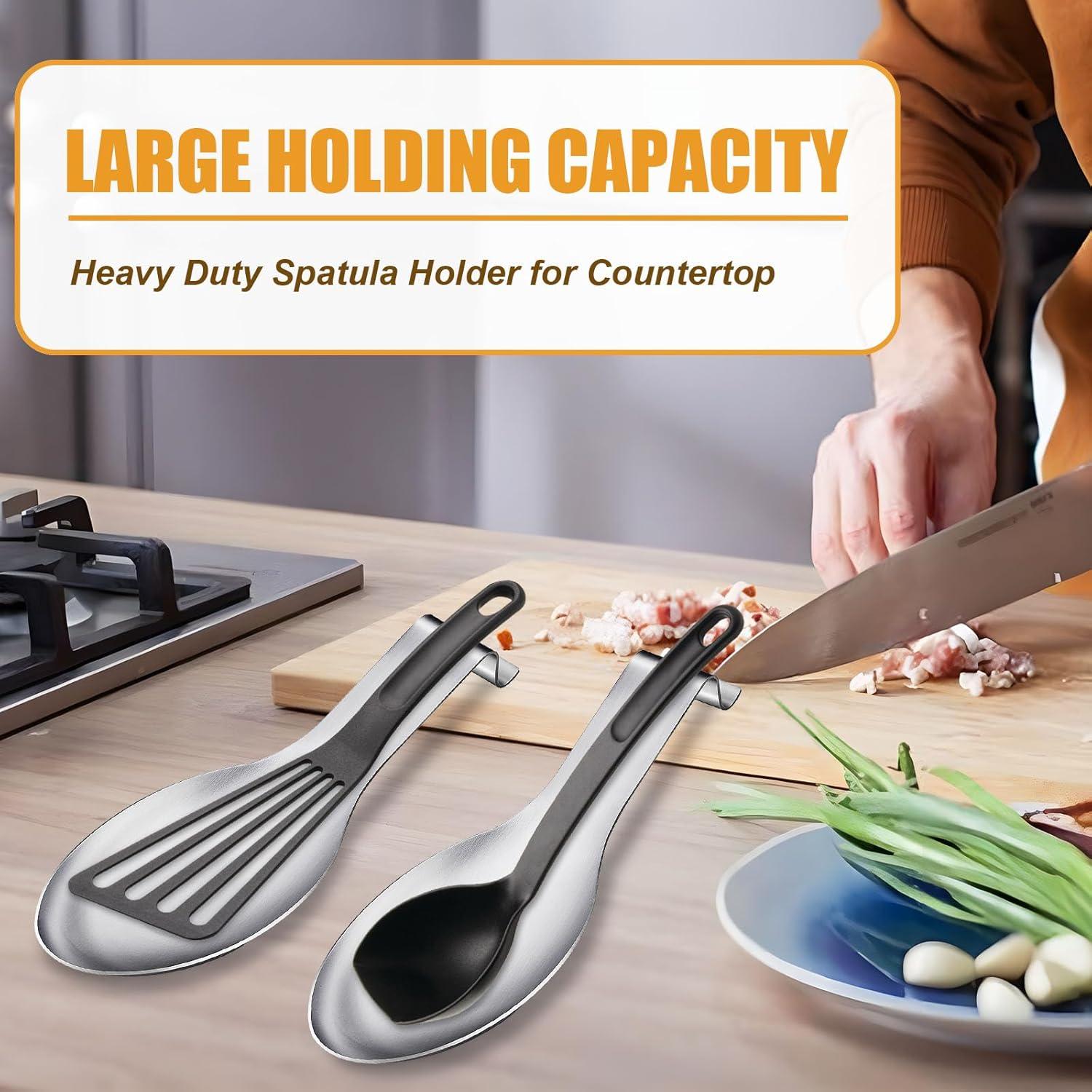 Soporte para Cucharas Acero Inoxidable Akamino 6 Pcs 23.6x24.9 cm