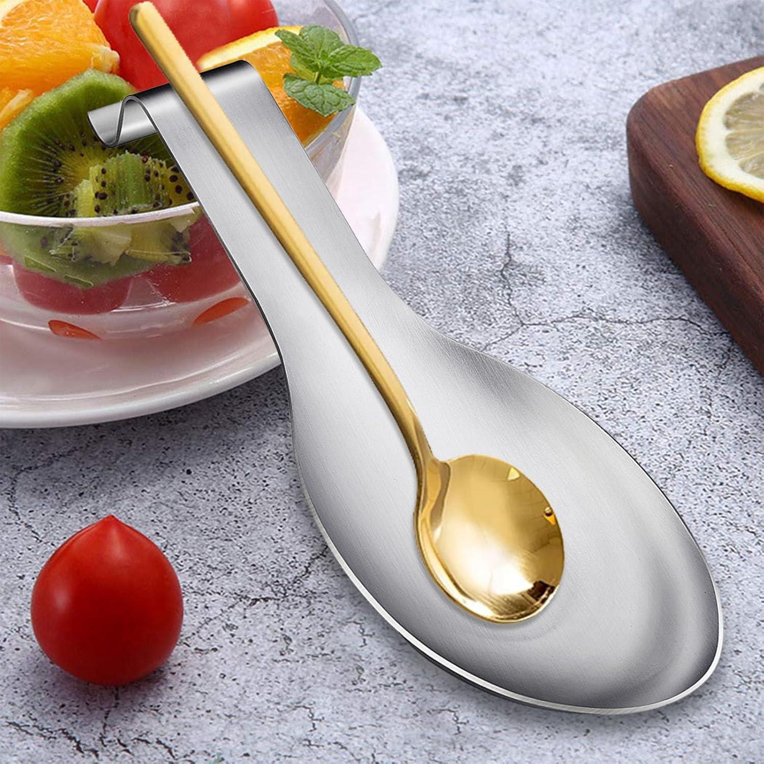 Soporte para Cucharas Acero Inoxidable Akamino 6 Pcs 23.6x24.9 cm