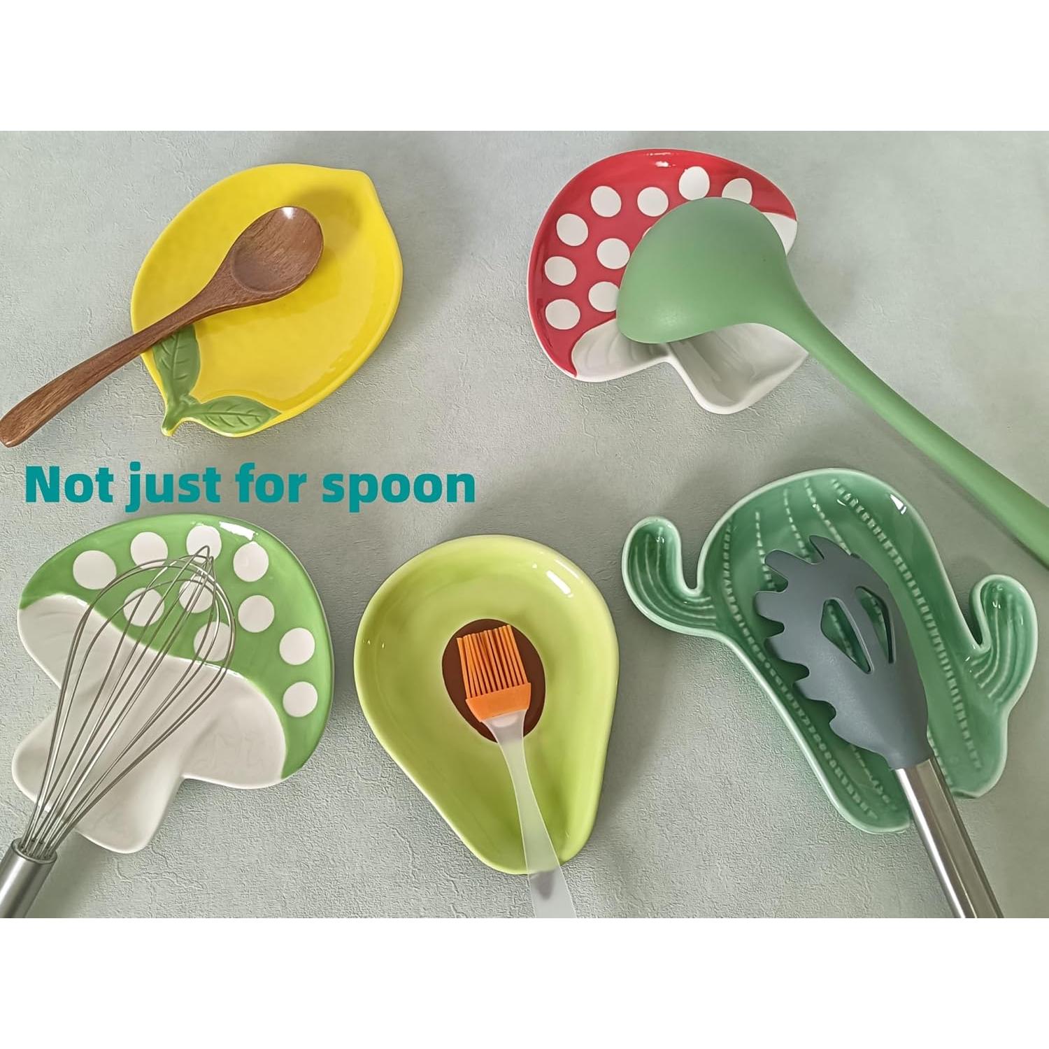 Reposapucheros de Cerámica Amarillo TOPYOKK Diseño Hongo