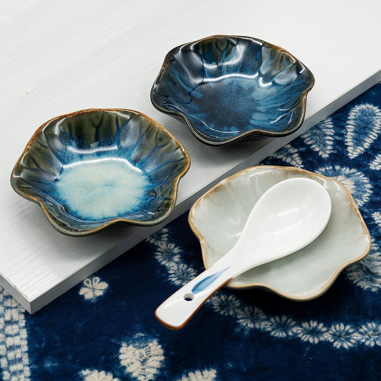 Soporte para Cucharas de Cerámica QZ Loto NO.1 3PCS Resistente