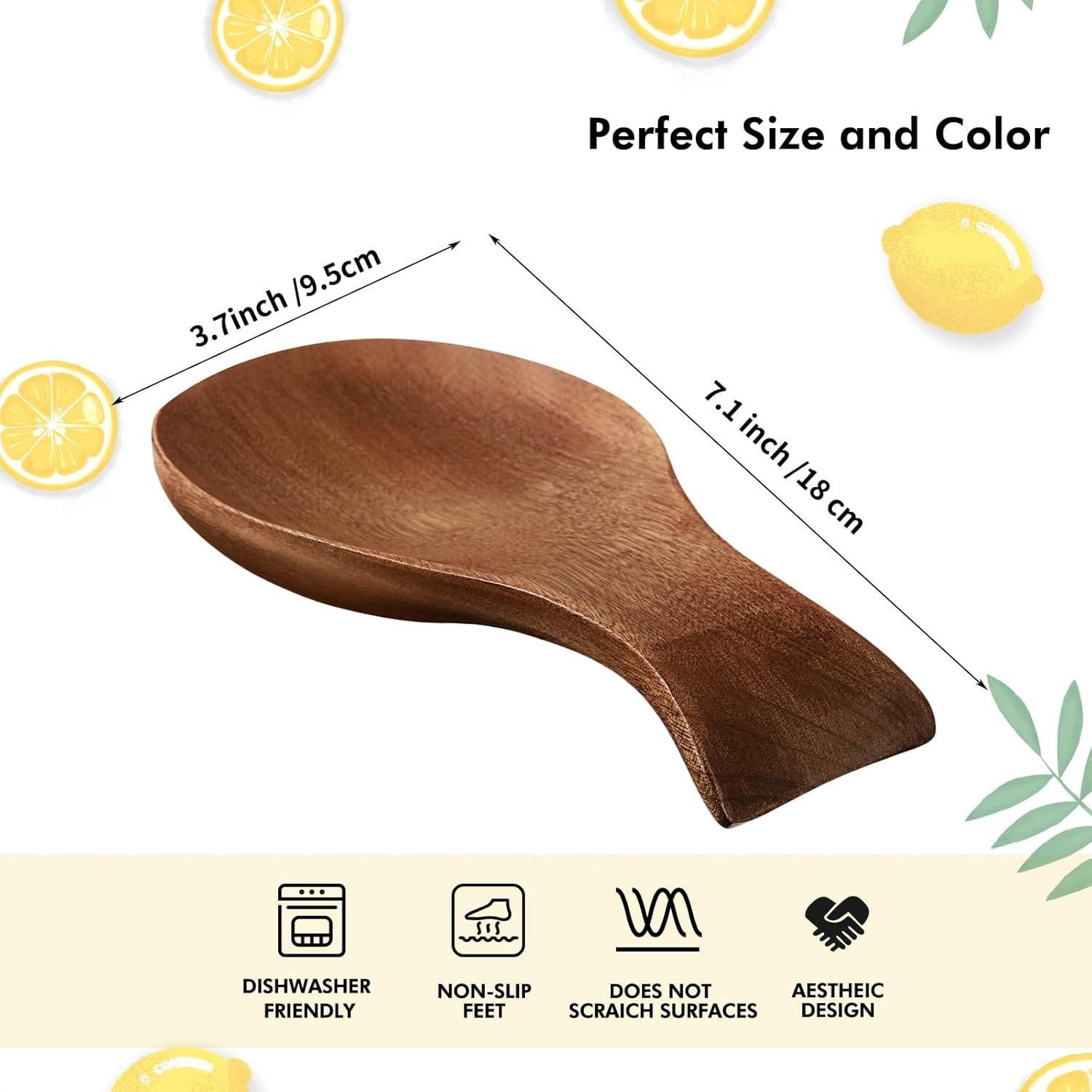 Soporte para Cuchara de Madera de Bambú Patelai 17.78 cm