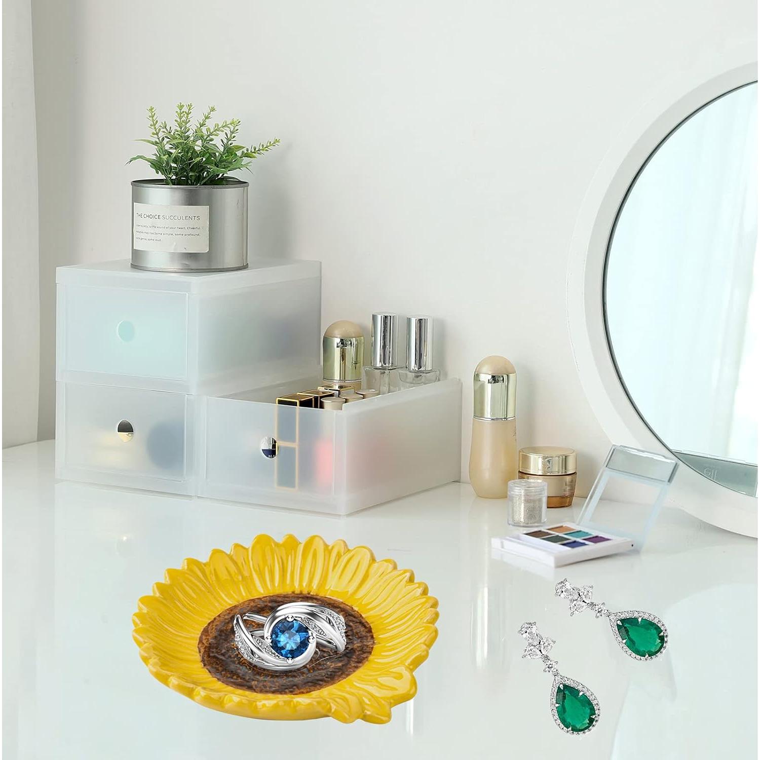 Reposap cucharas de cerámica Xili en forma de girasol - 2 PCS