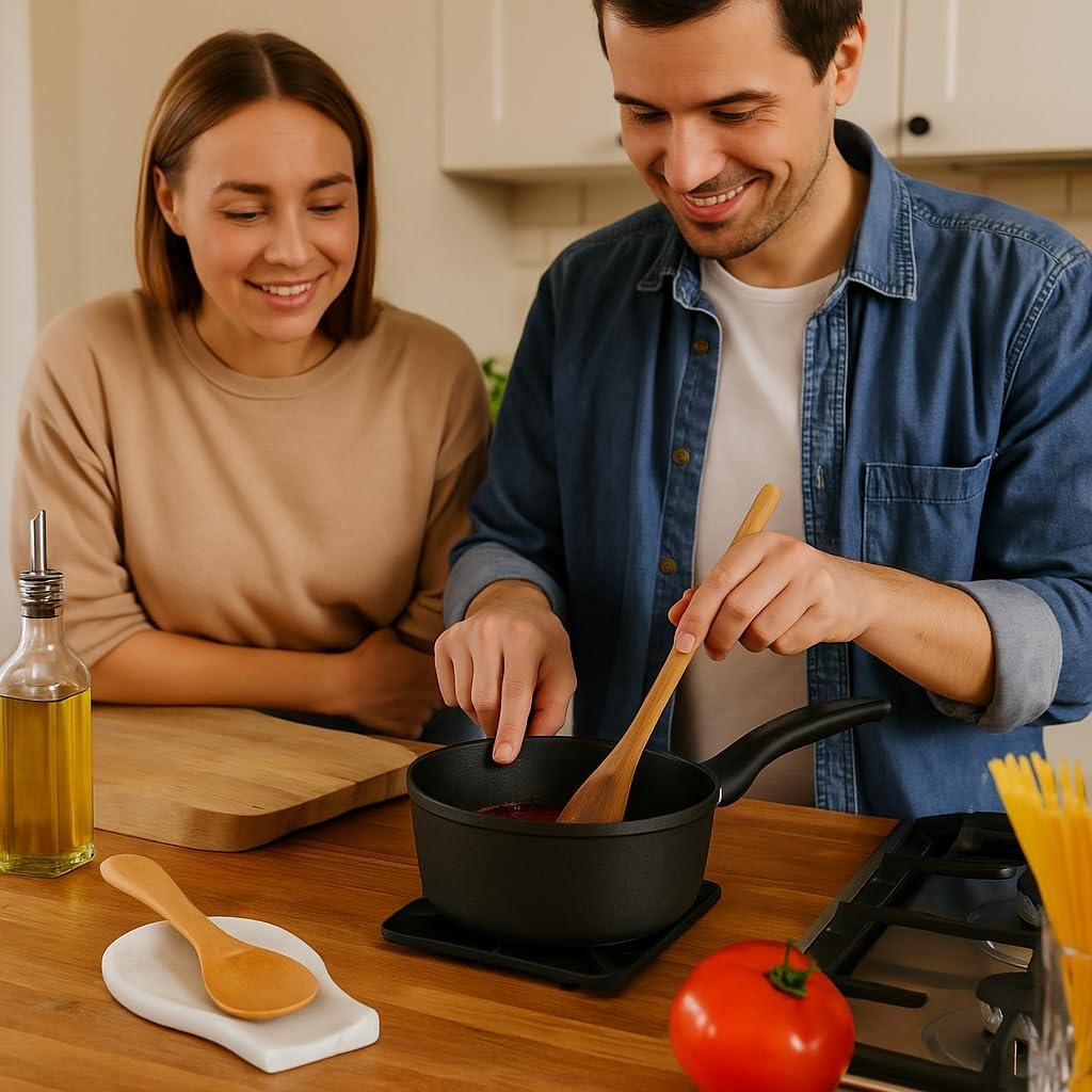 Soporte para Cucharas de Mármol Natural Creative Home 21.8x12.4 cm