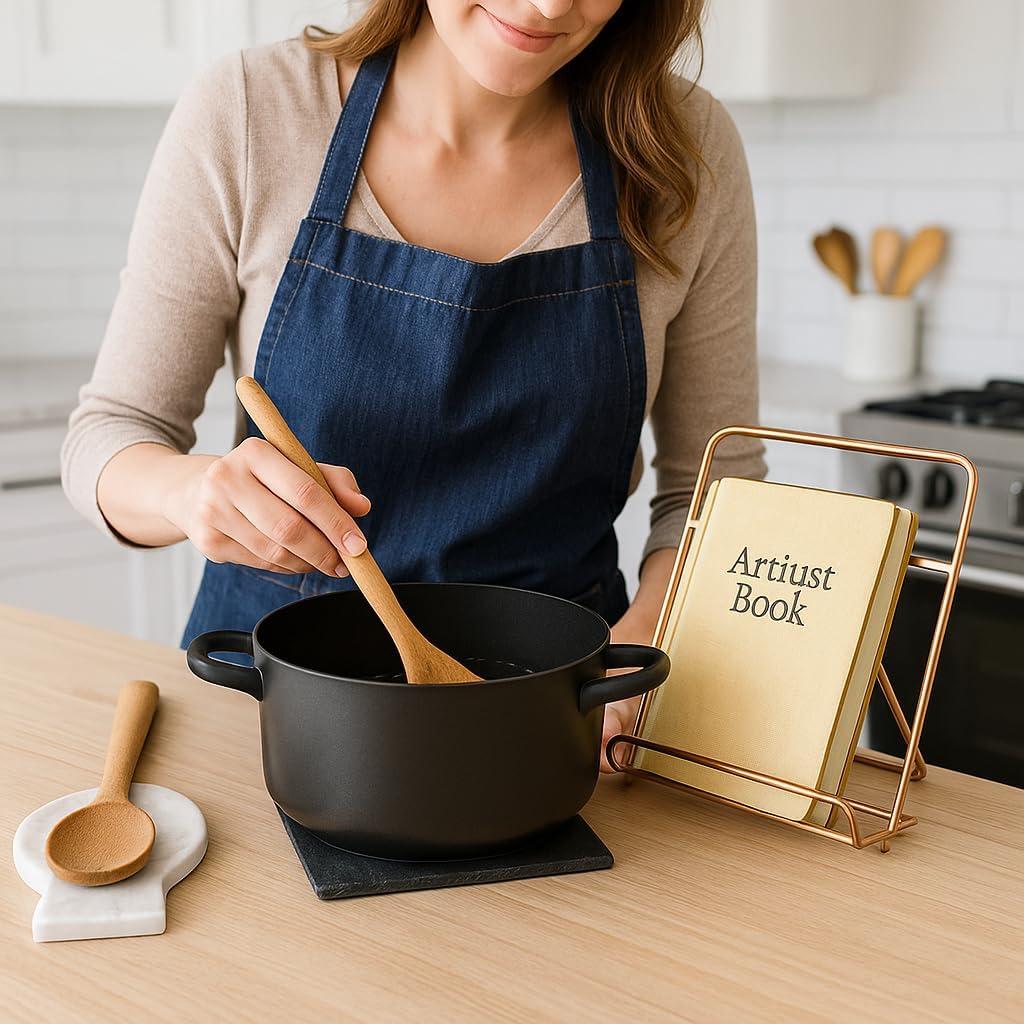 Soporte para Cucharas de Mármol Natural Creative Home 21.8x12.4 cm