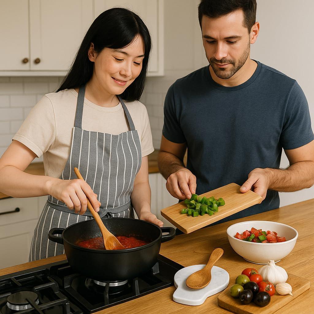 Soporte para Cucharas de Mármol Natural Creative Home 21.8x12.4 cm