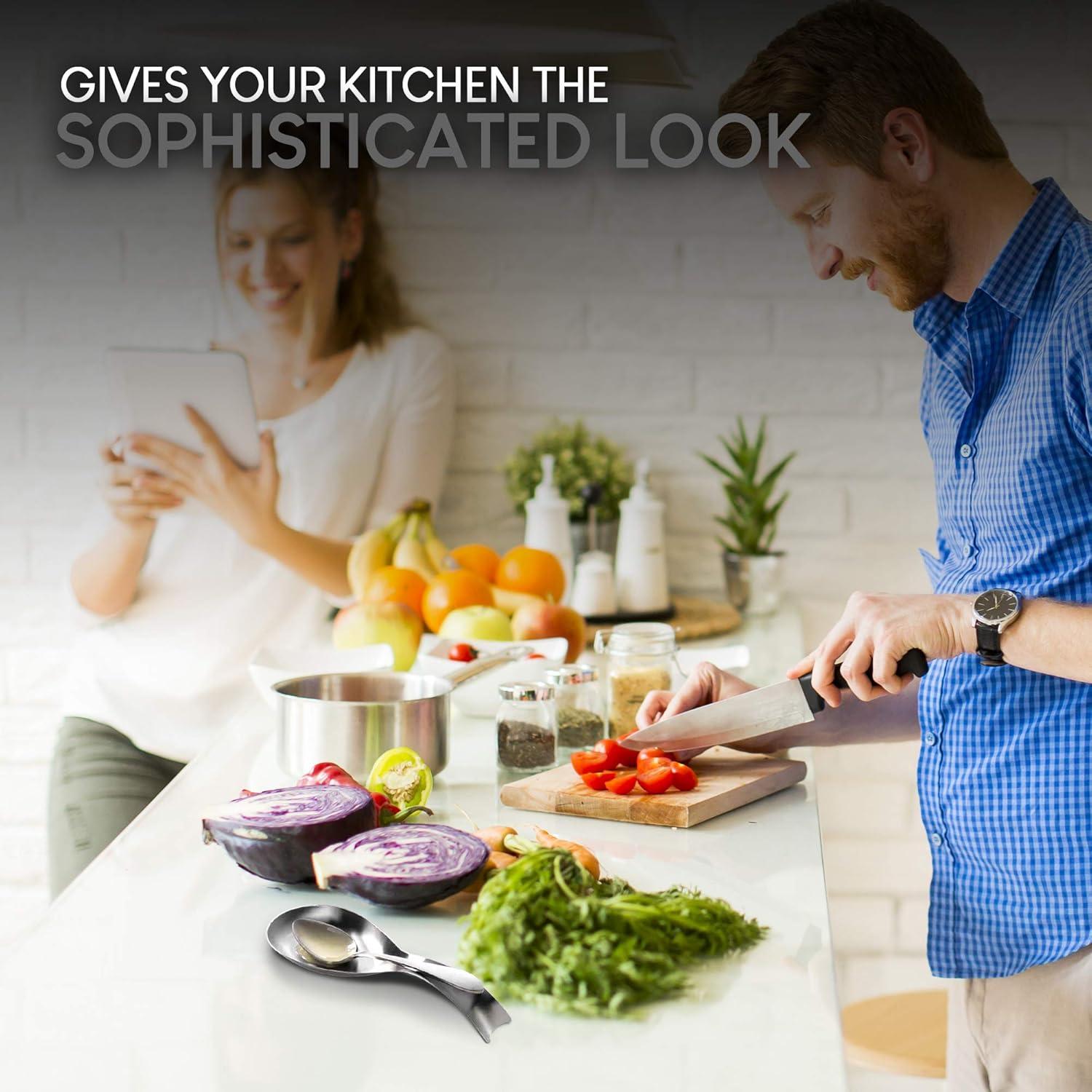 Soporte para Utensilios de Cocina Acero Inoxidable EXULTIMATE