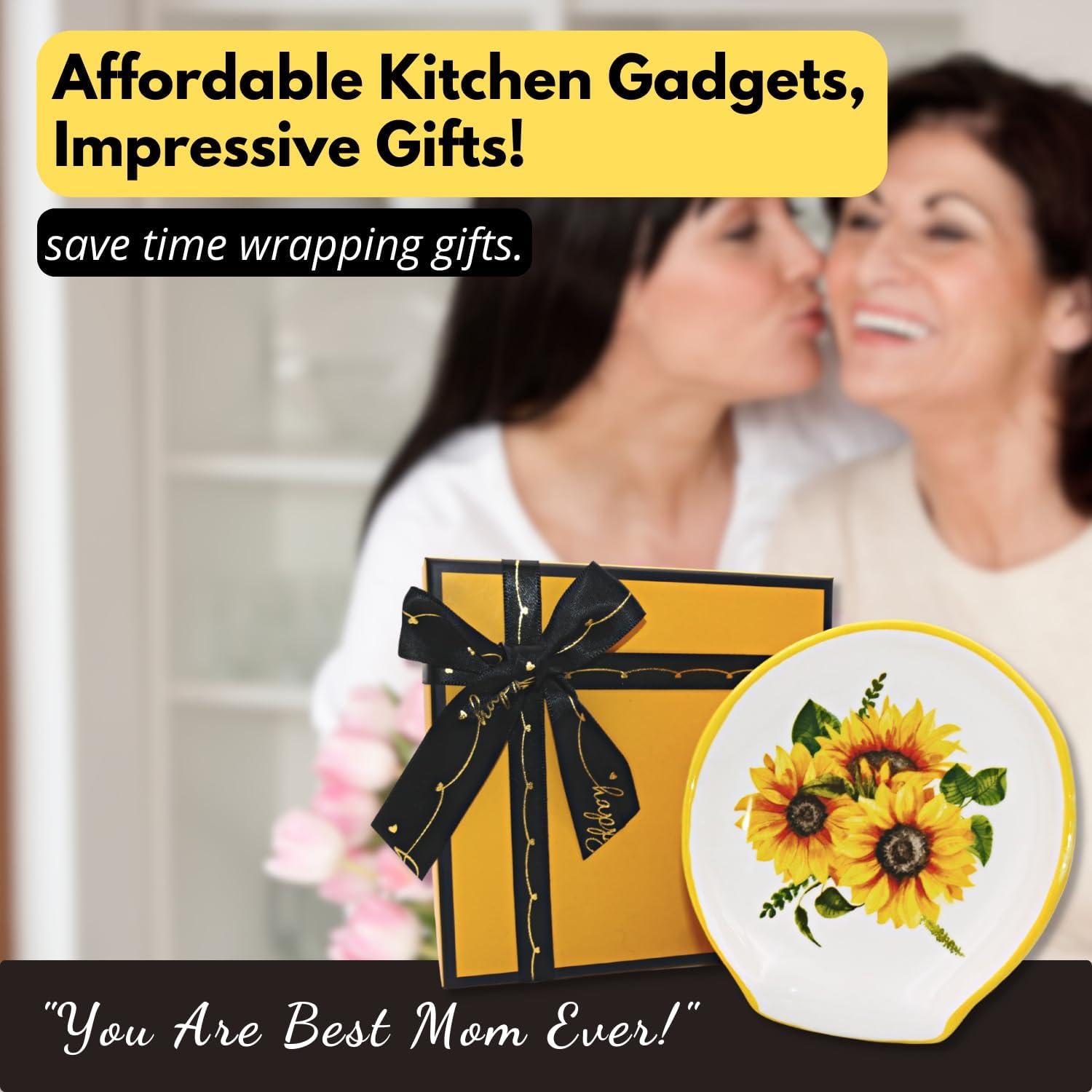 Reposa Cucharas de Cerámica Girasol COOKERART 12.7 cm