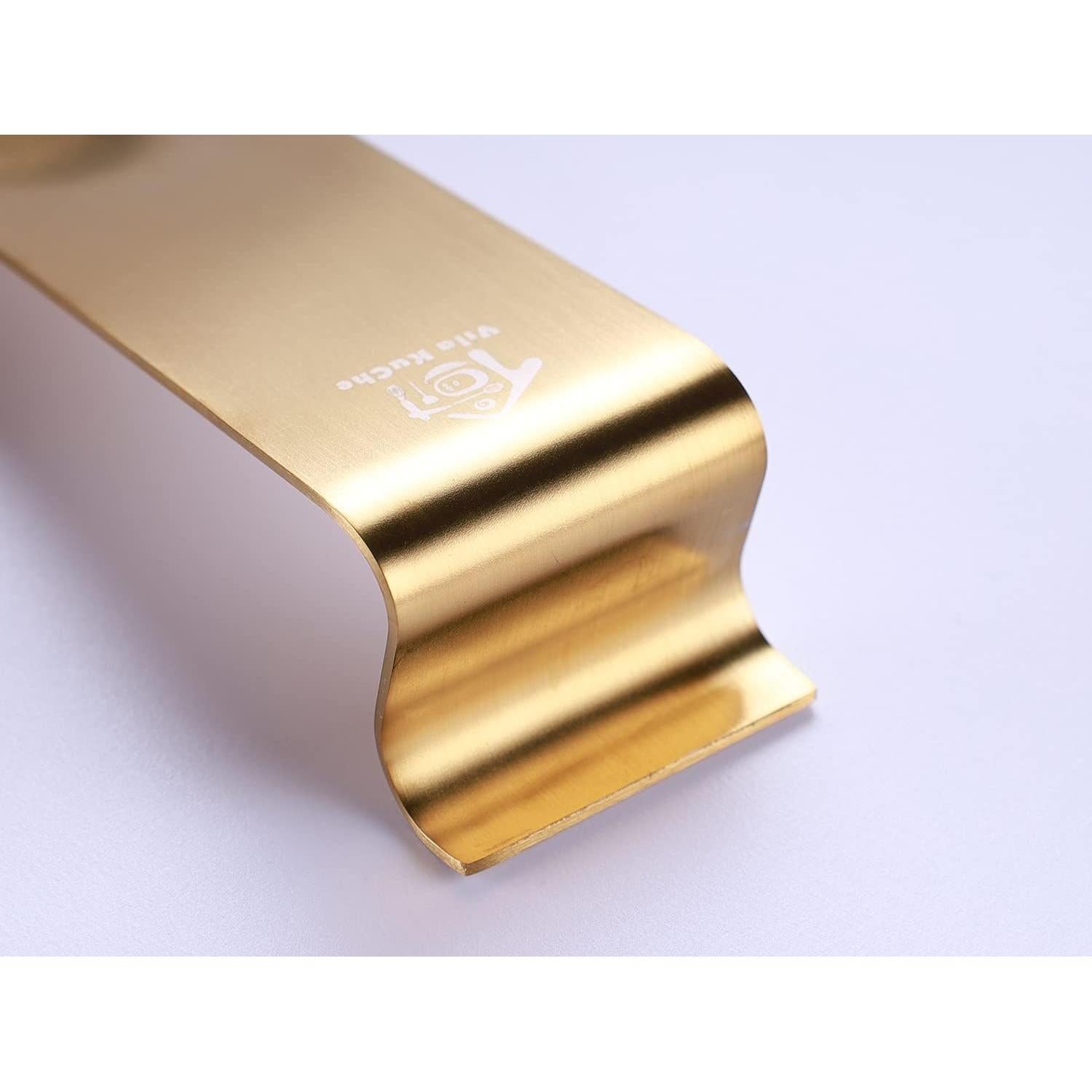 Soporte de Cuchara de Acero Inoxidable Vila Kuche Oro 2pcs