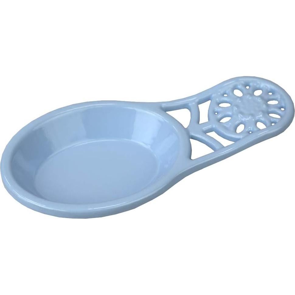 Soporte para Cuchara de Hierro Fundido Home Basics Girasol Azul