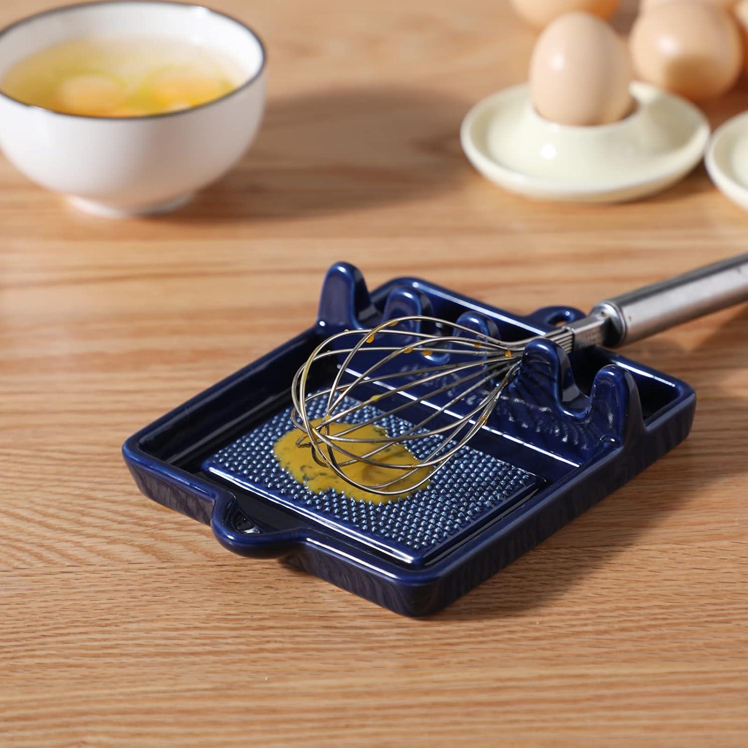 Reposaplatos de Cerámica ONTUBE Marino 19x14 cm Apto Lavavajillas