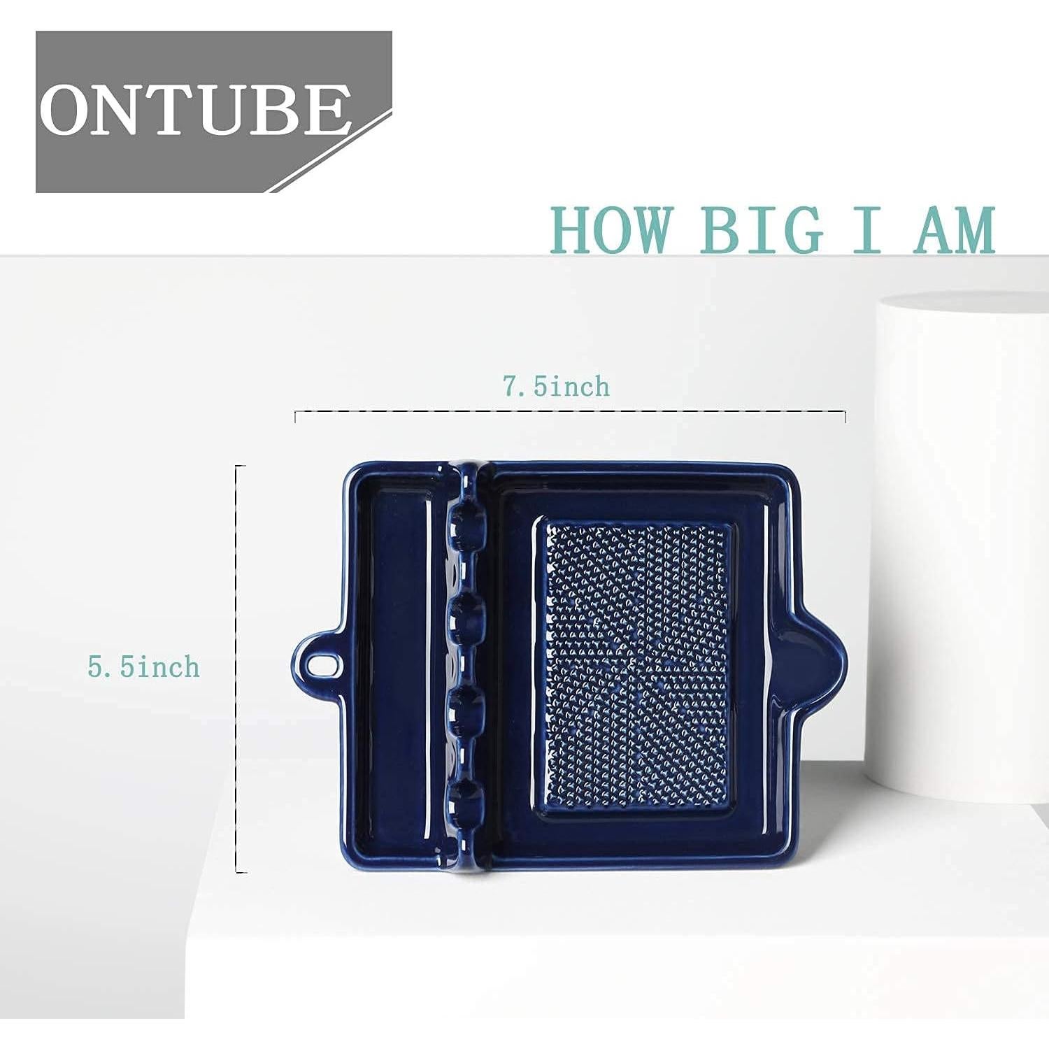 Reposaplatos de Cerámica ONTUBE Marino 19x14 cm Apto Lavavajillas