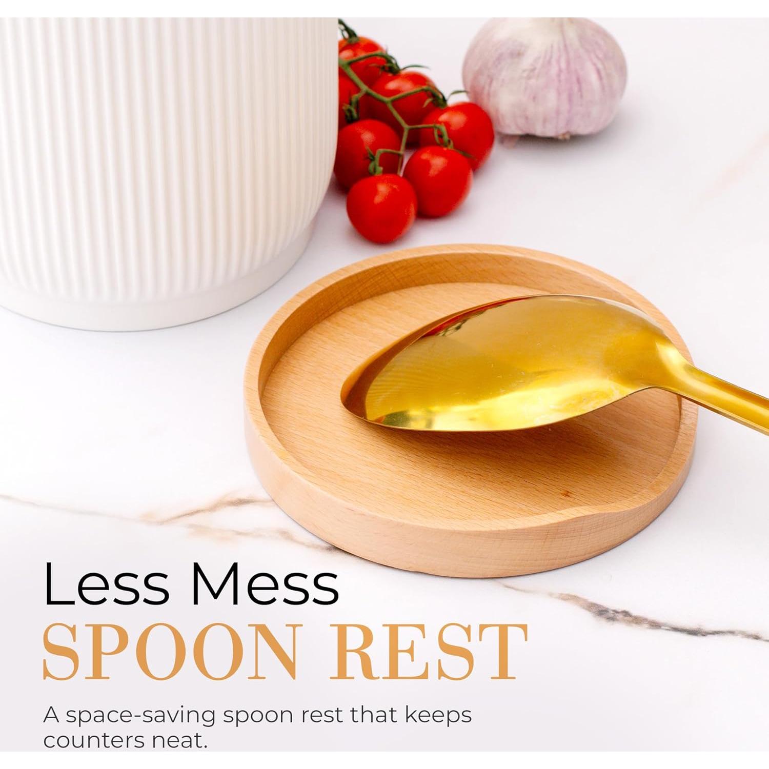 Porta Utensilios de Cerámica Blanca Styled Settings - Juego 2 Piezas