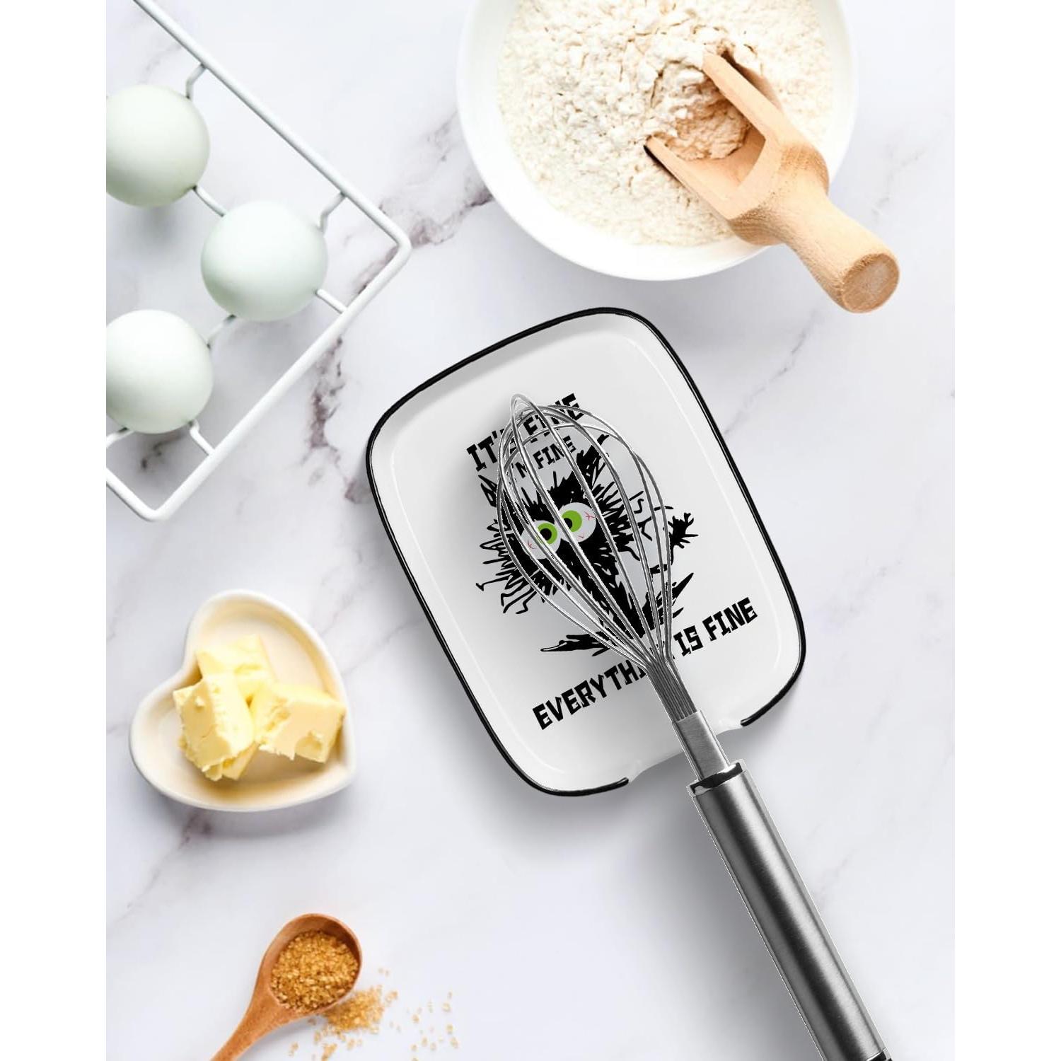 Soporte de Cerámica para Utensilios de Cocina MBRUH Gato