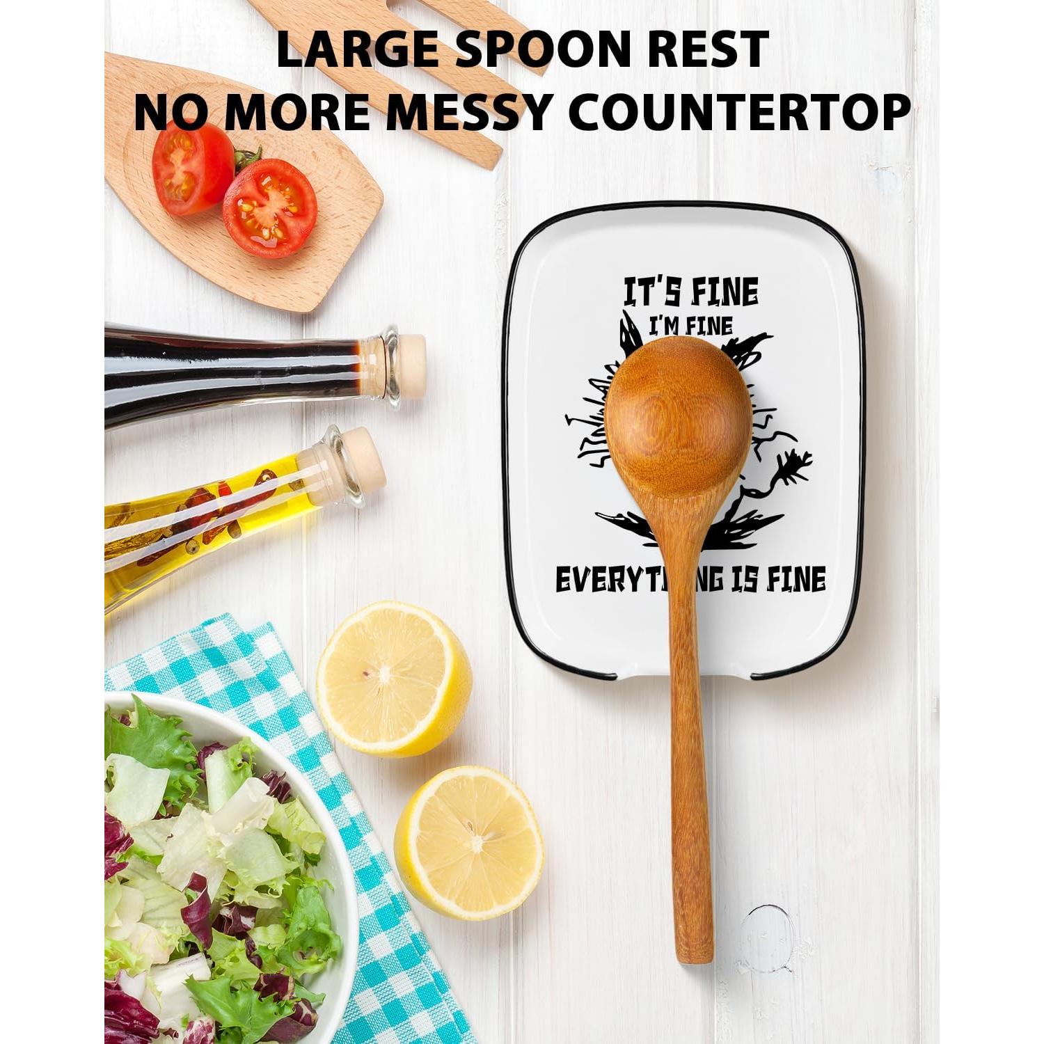 Soporte de Cerámica para Utensilios de Cocina MBRUH Gato