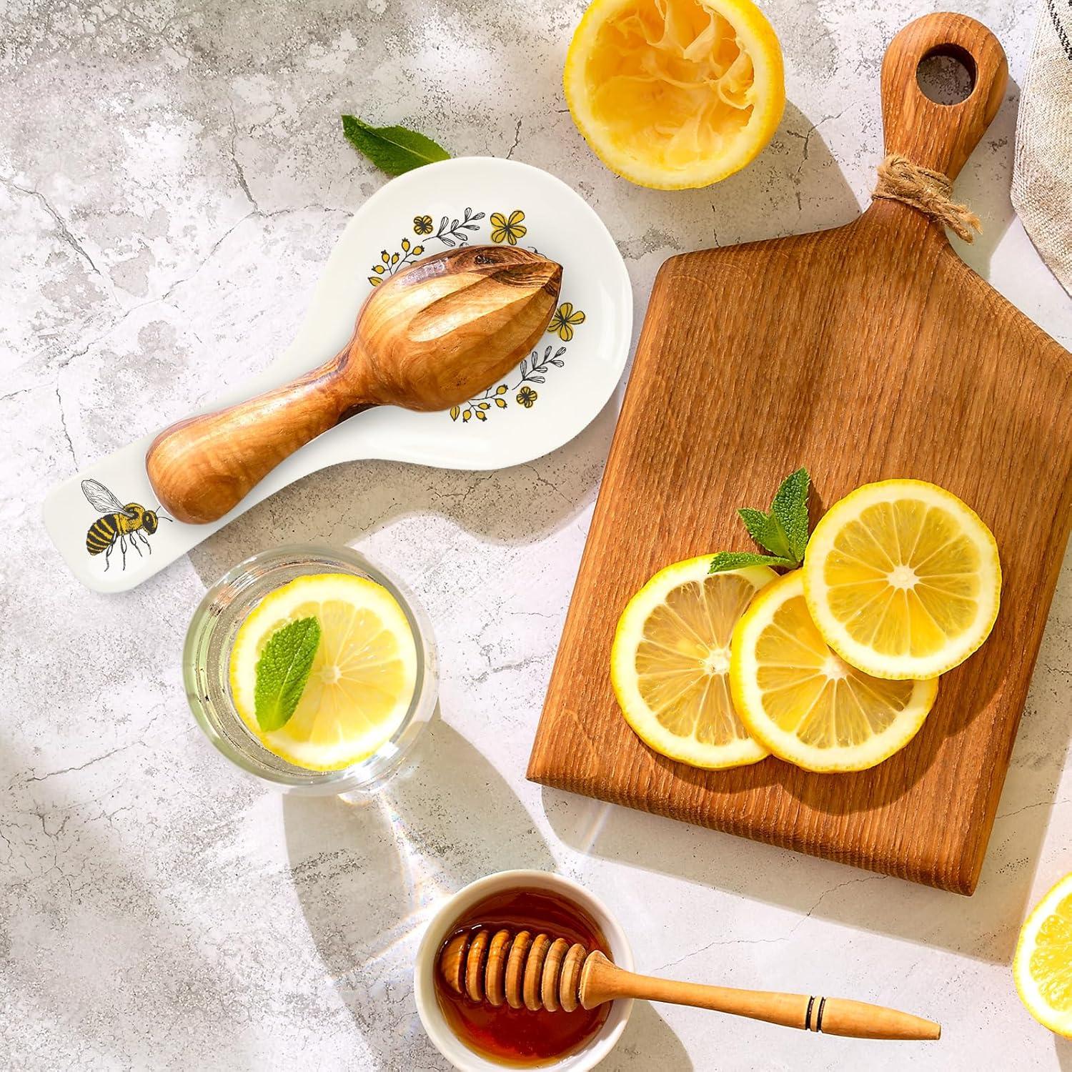 Soporte para Cucharas de Cerámica FYSUIMU Diseño Abeja 24 cm