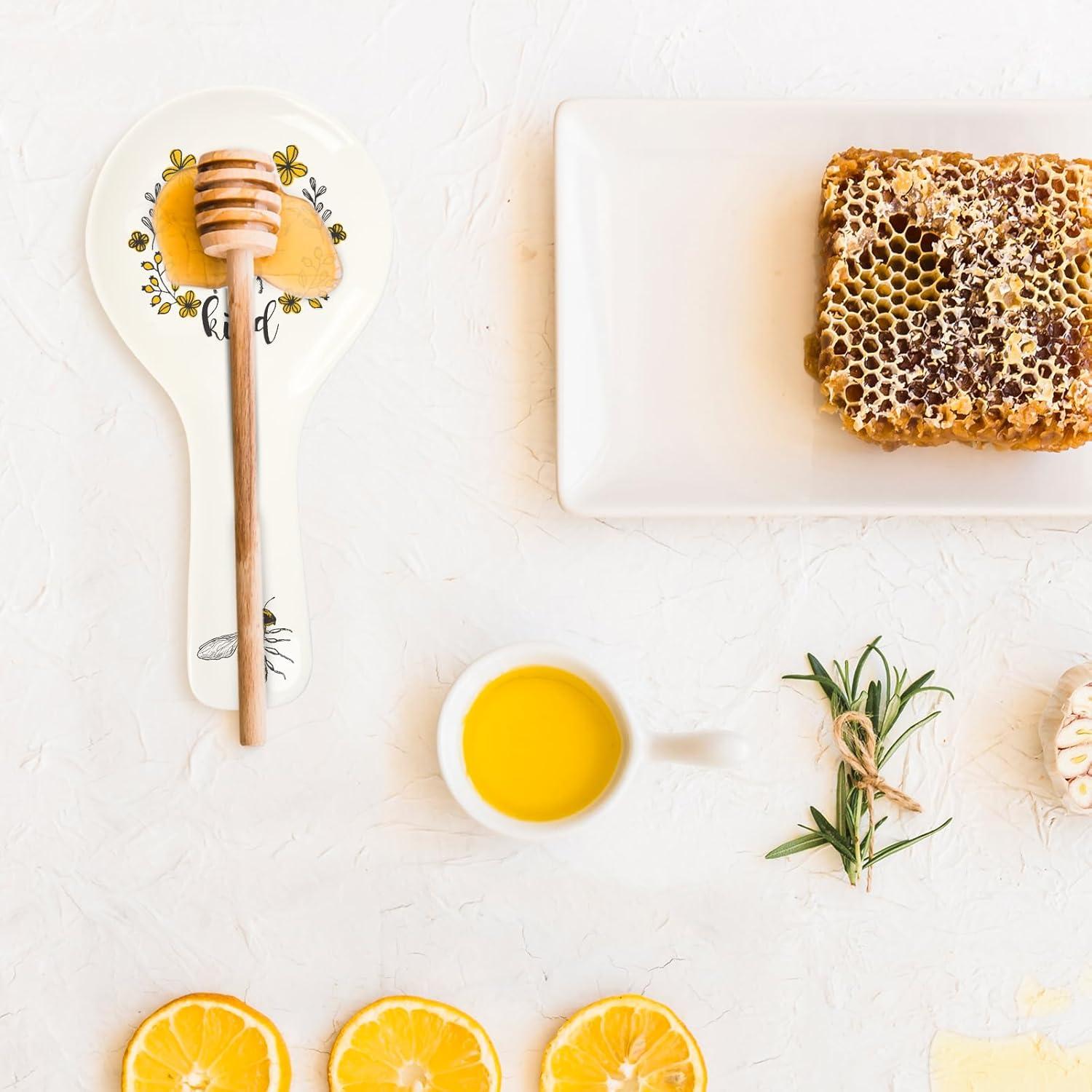 Soporte para Cucharas de Cerámica FYSUIMU Diseño Abeja 24 cm