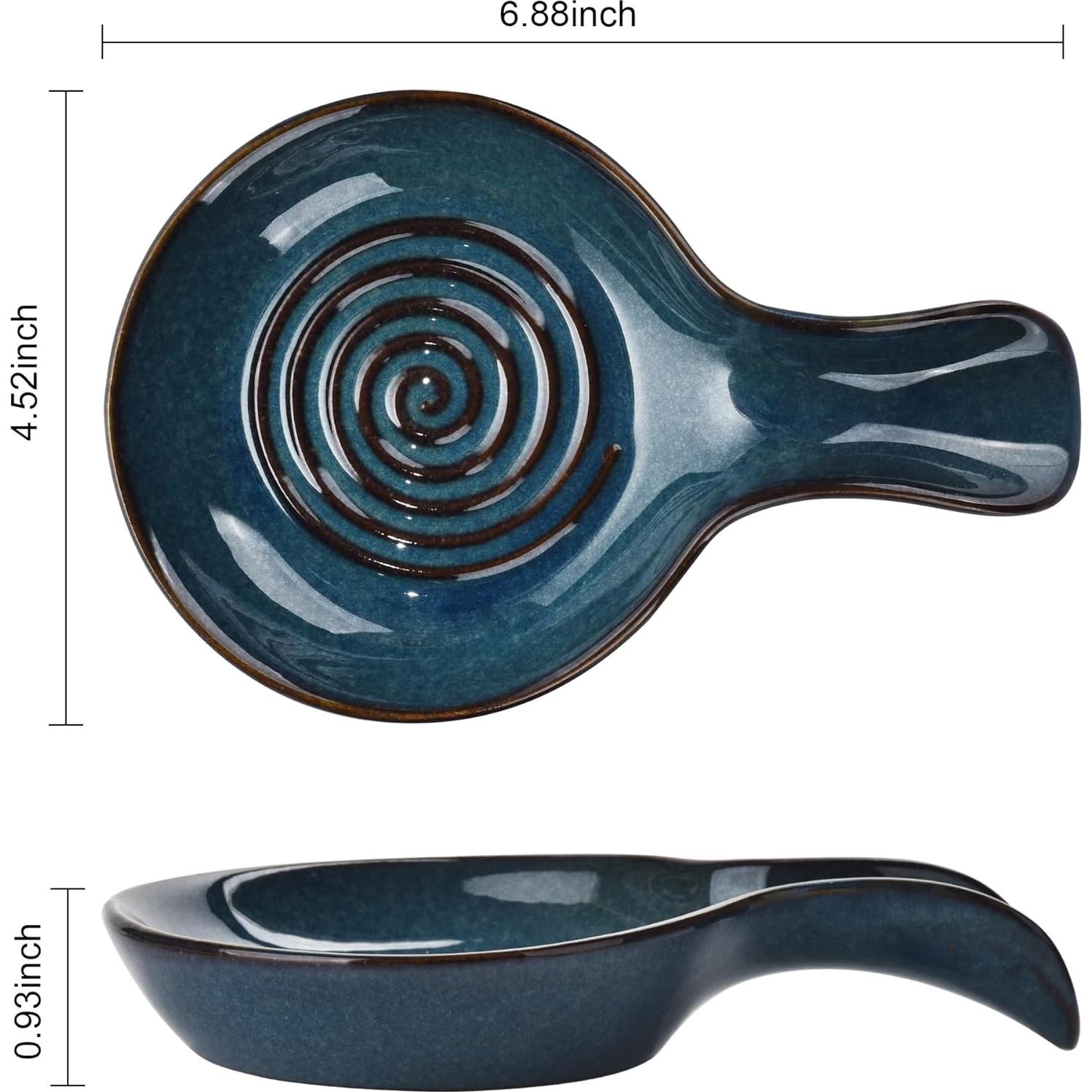 Soporte de Cuchara de Cerámica BUYNEED 17.5 cm Verde