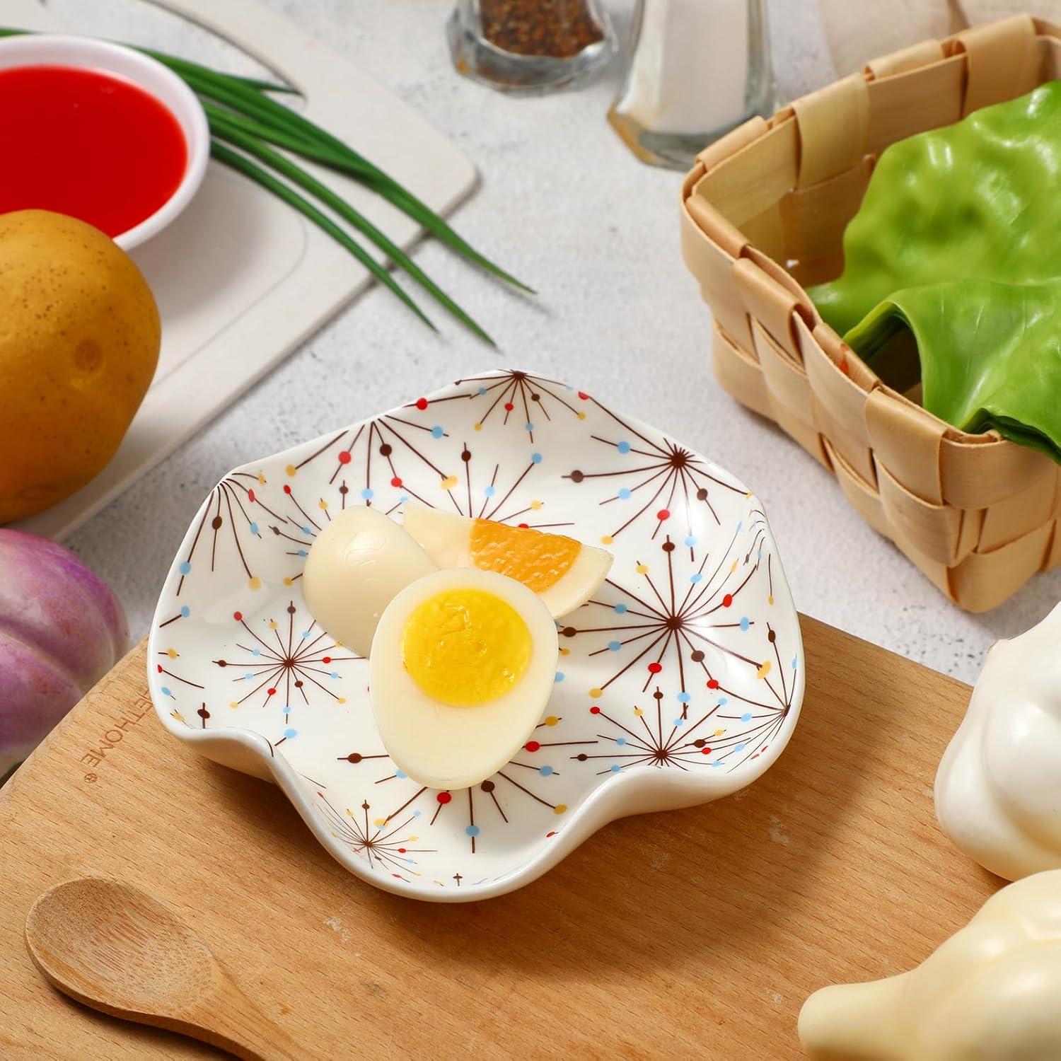 Soporte para Cucharas de Cerámica Honeydak 13.21 cm Amarillo