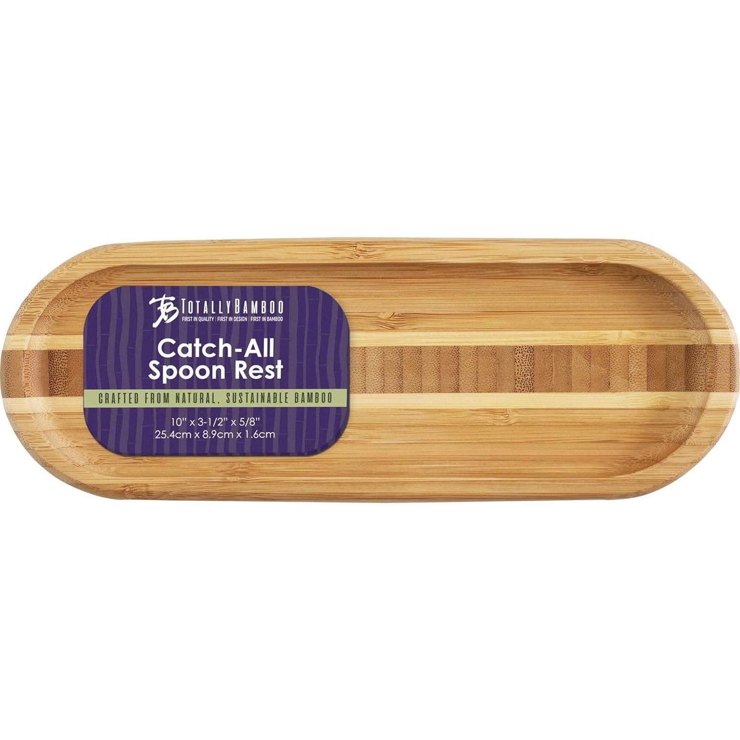 Soporte para Cuchara Totally Bamboo Catch-All 25.4x8.9cm
