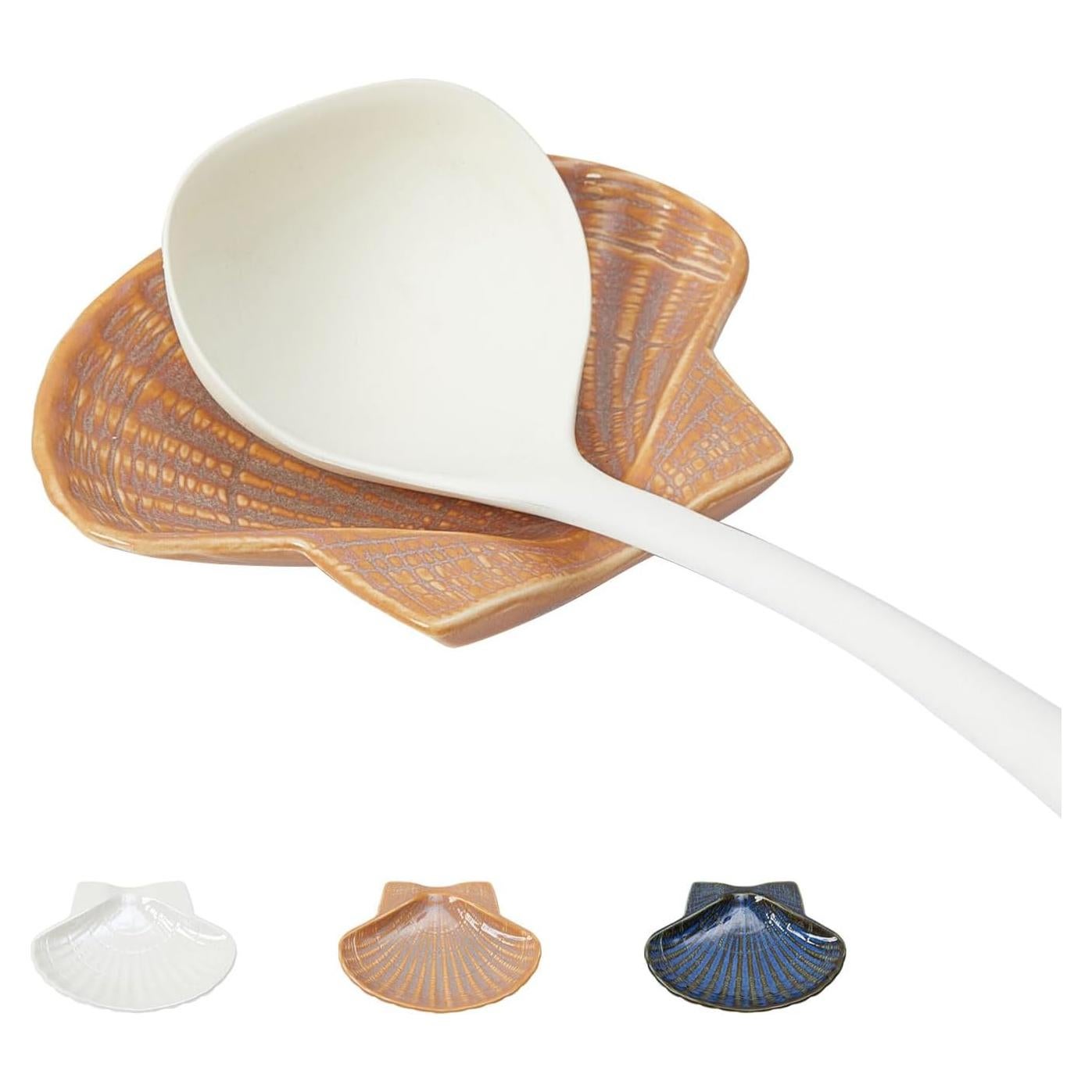 Soporte para cuchara de cerámica Pretty Jolly concha 15cm