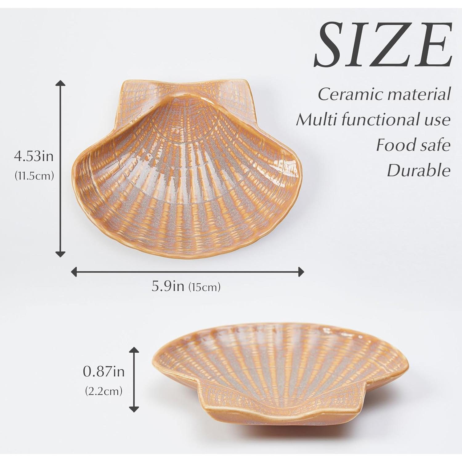 Soporte para cuchara de cerámica Pretty Jolly concha 15cm