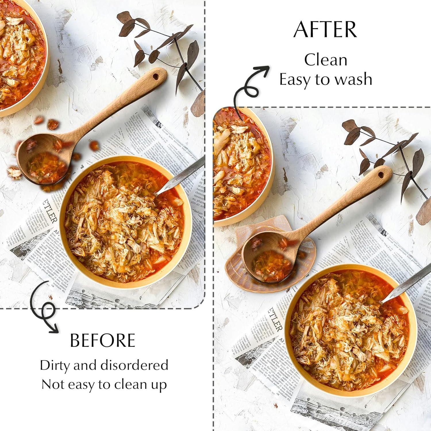 Soporte para cuchara de cerámica Pretty Jolly concha 15cm