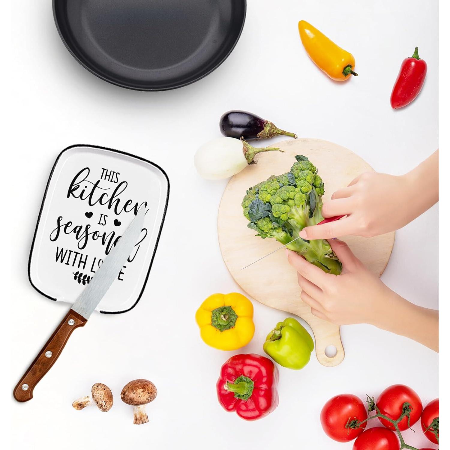 Soporte para Cucharas de Cerámica Msyueos 14.7x11.4cm Con Amor