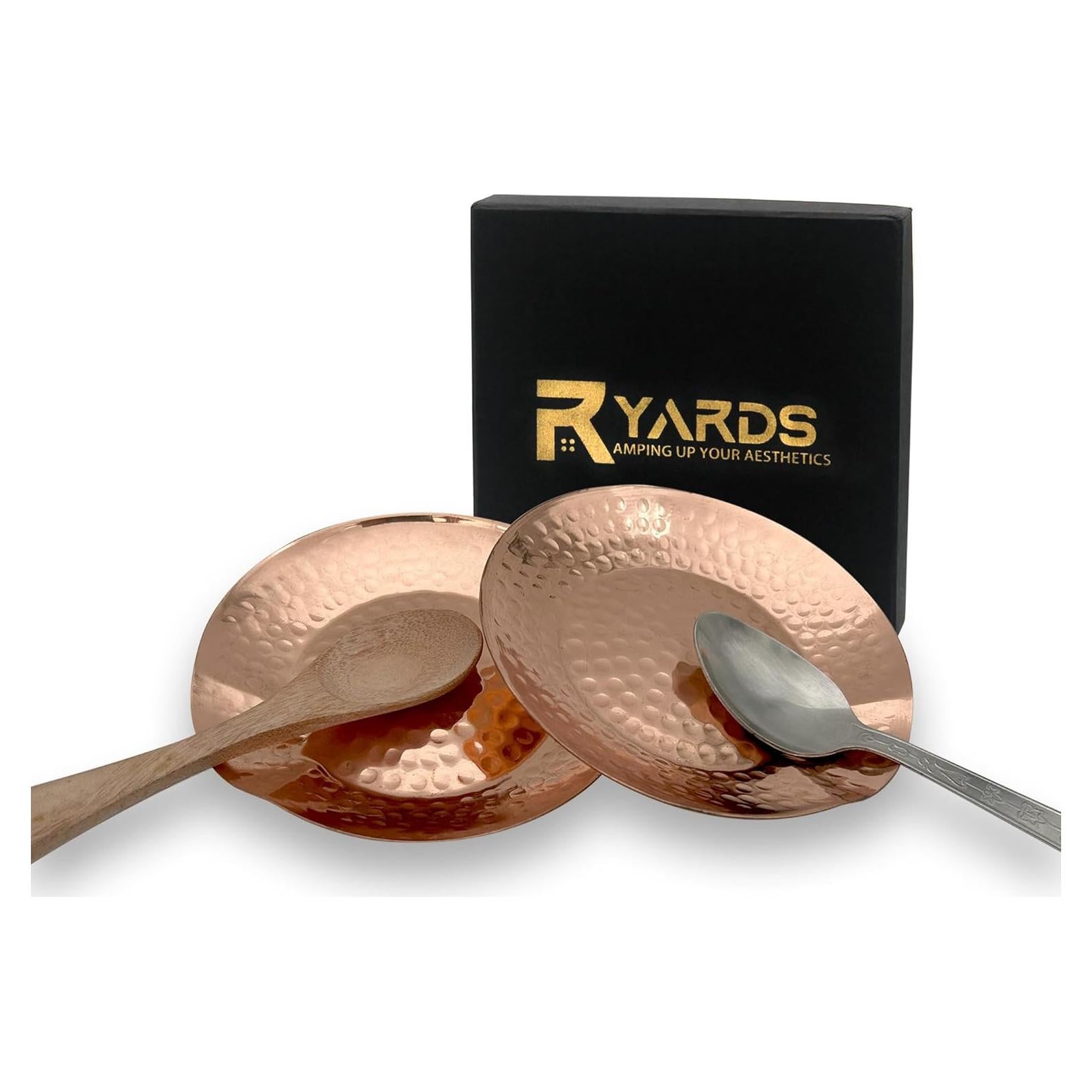 Soporte de Cuchara de Cobre RYARDS - Paquete de 2 Utensilios
