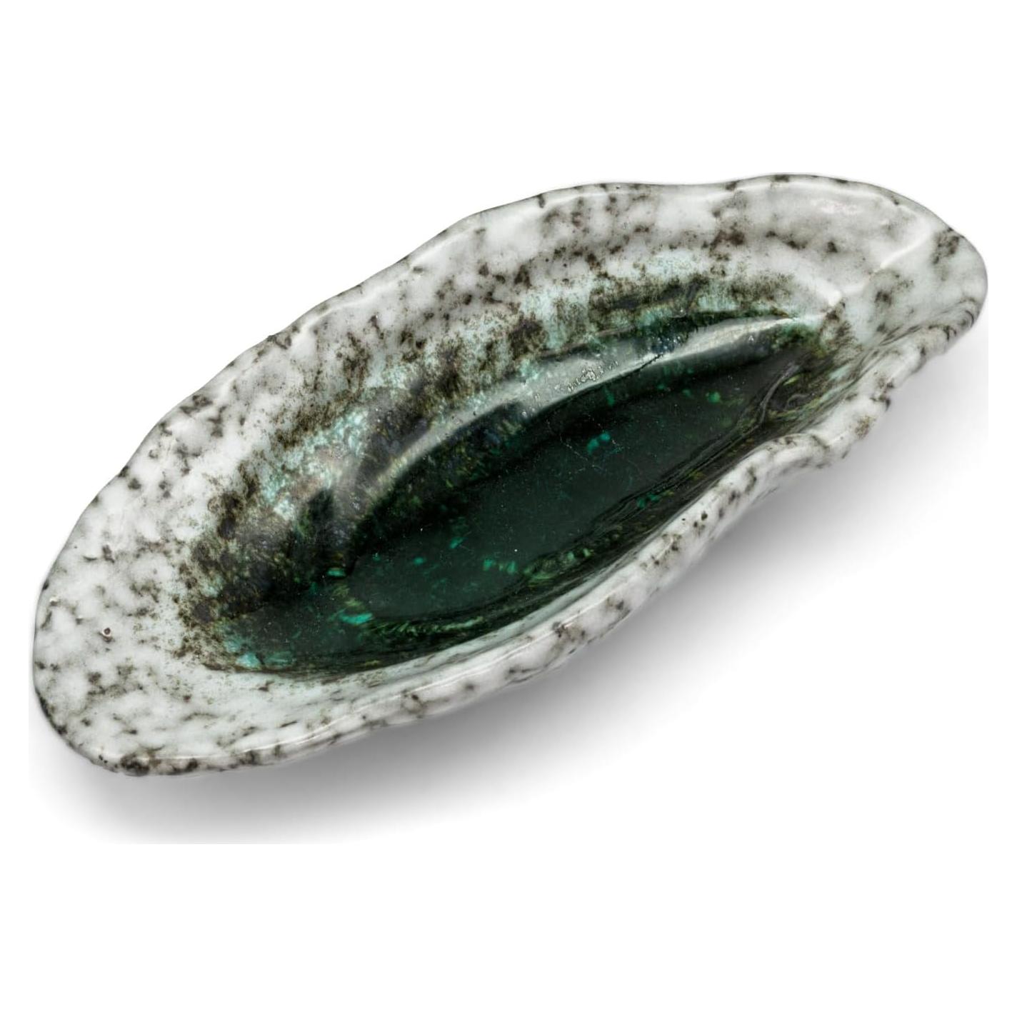 Reposapucheros Cerámico Grande QIZUN en Forma de Concha Plata