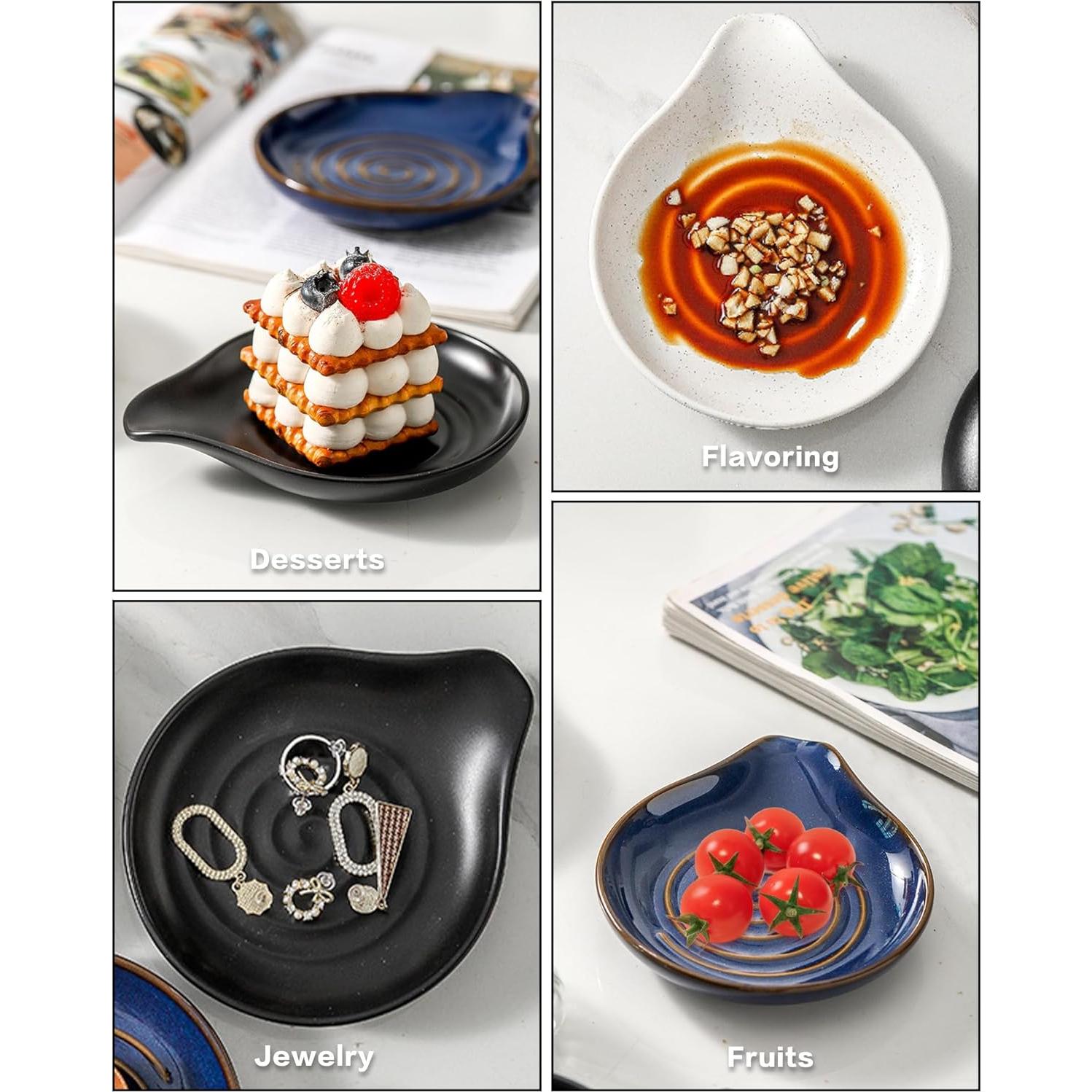 Soporte para Cucharas de Cerámica YINPIXUS Negro 15.8 cm