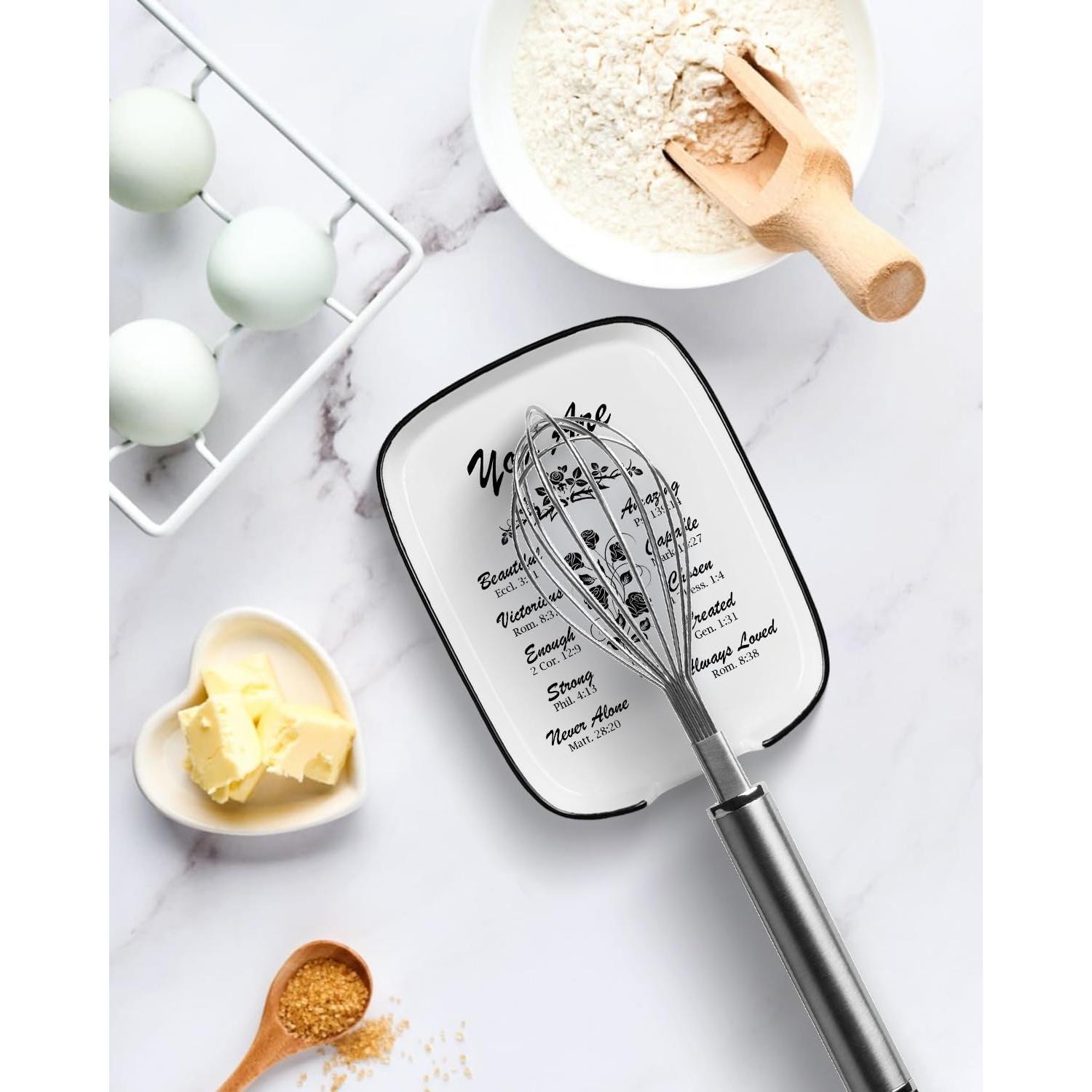 Soporte para Cucharas de Cerámica MBRUH 29.21x12.7cm Rústico