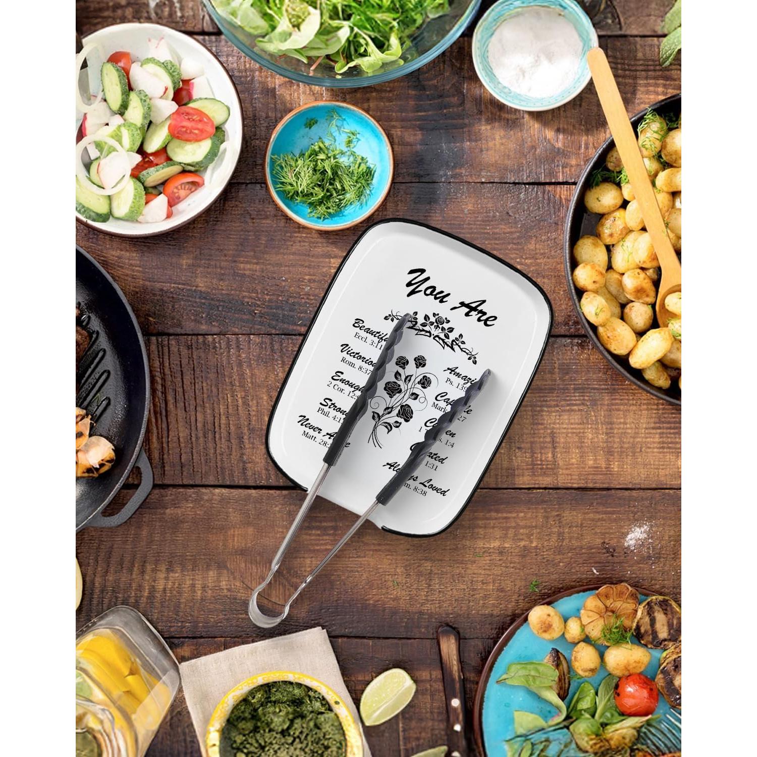 Soporte para Cucharas de Cerámica MBRUH 29.21x12.7cm Rústico