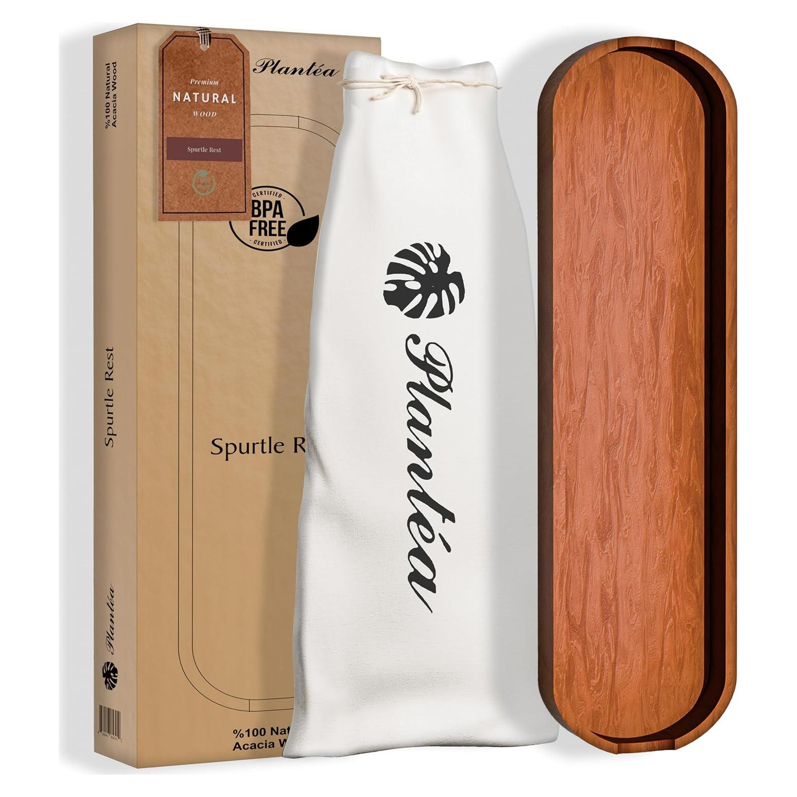 Soporte de Spurtle de Madera Plantéa - Organizador de Utensilios