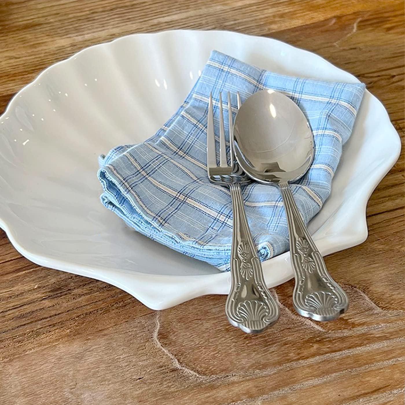 Soporte de Cuchara de Cerámica MDFAYE en Forma de Concha 15.24 cm