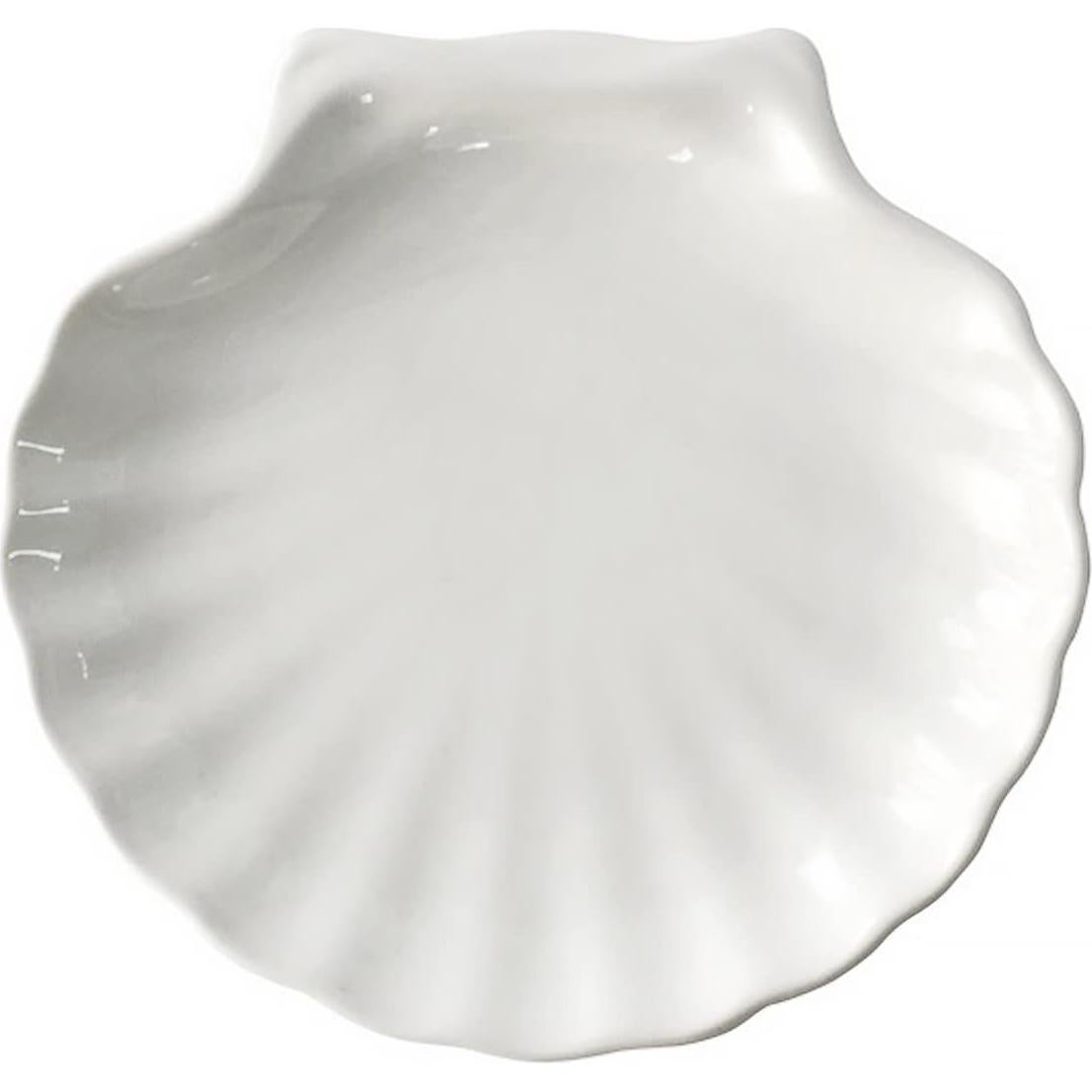 Soporte de Cuchara de Cerámica MDFAYE en Forma de Concha 15.24 cm