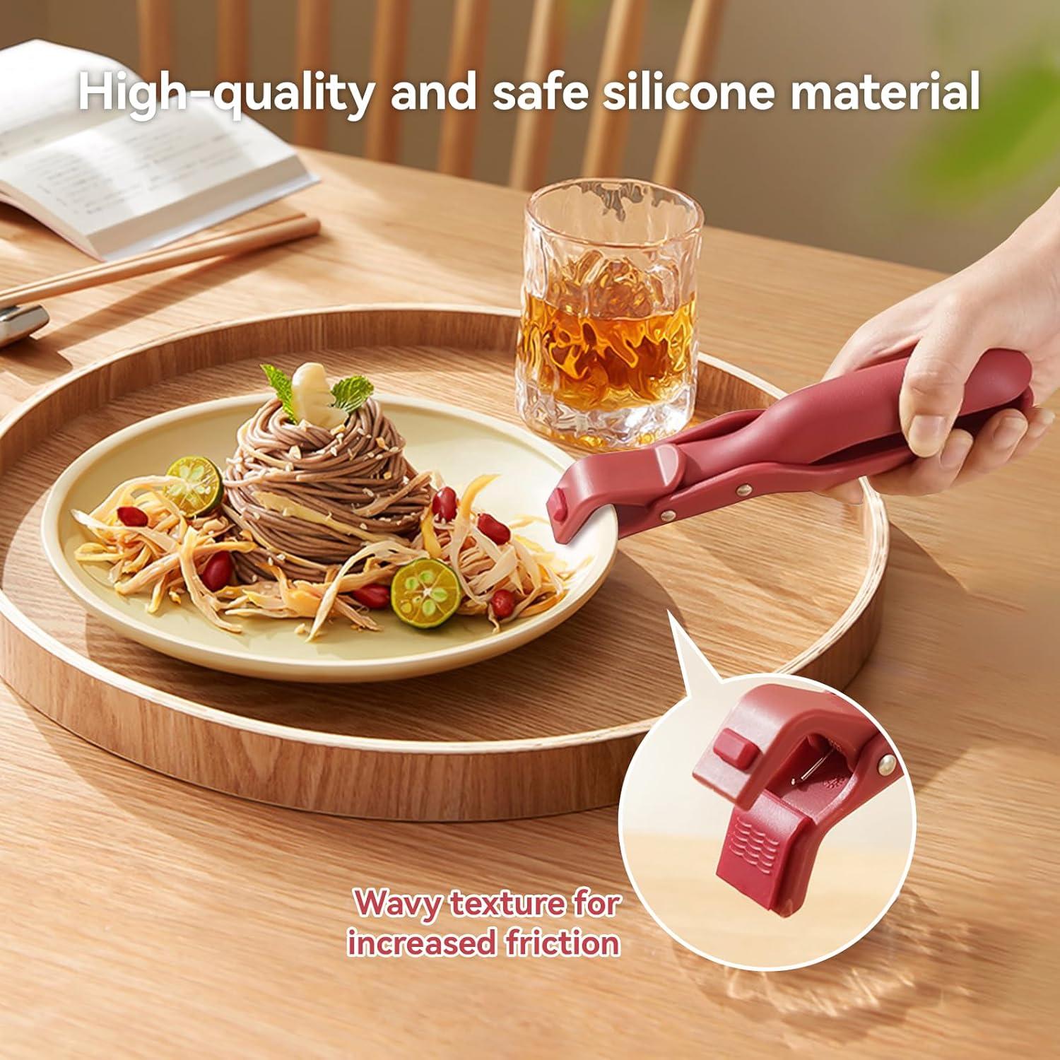 Clip de Silicona Antiescaldado HSOOVZN - 2 Piezas Multiusos