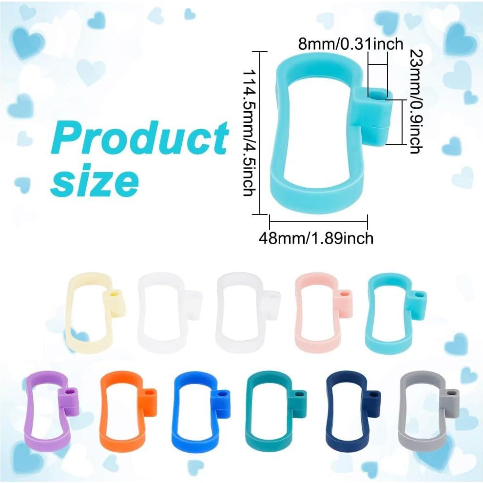 Soportes de Cucharas de Silicona GOMAKERER 12 Pcs 12 Colores