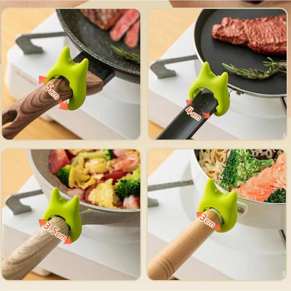 10 Soportes de Cuchara de Silicona EUBUY para Olla Caliente