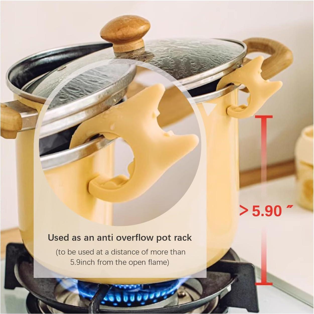 Soporte de Cuchara de Silicona WAYUTO - 2 Piezas, 6.2x4.3 cm