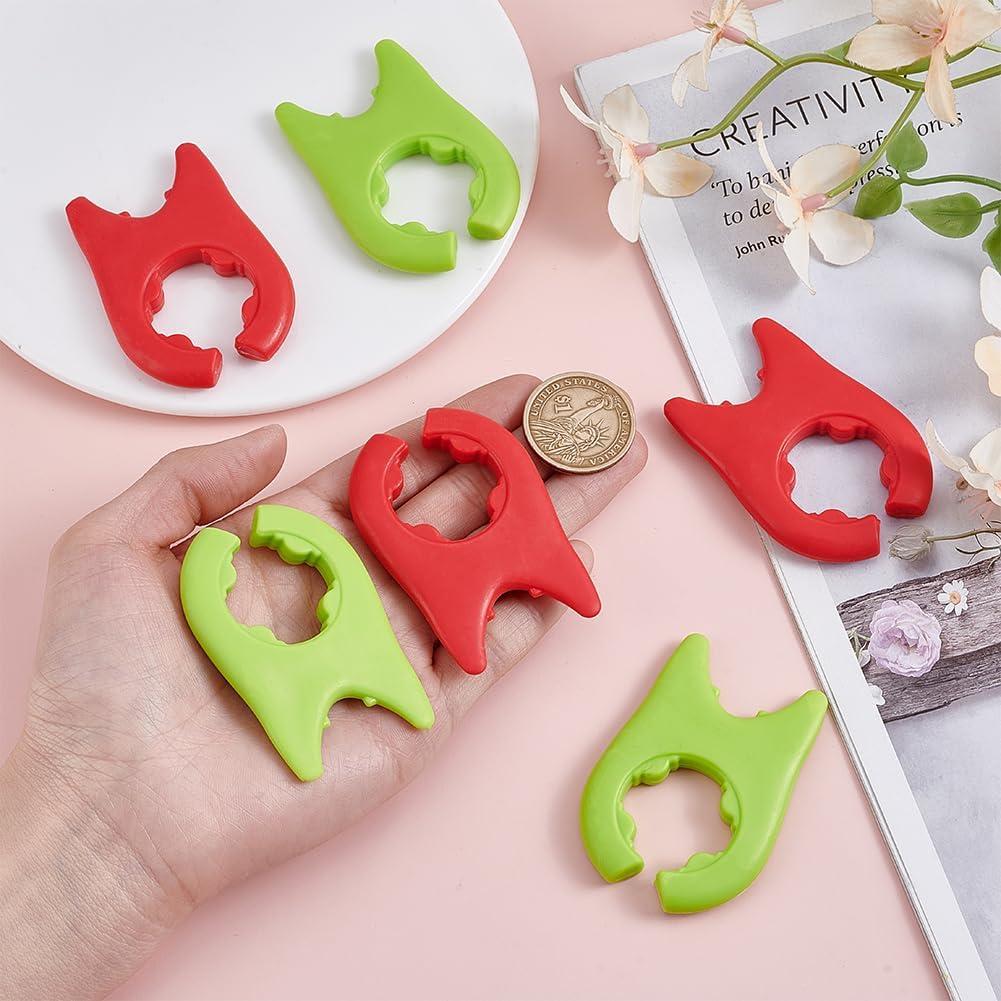 Soporte para Cucharas de Olla Silicona HOBBIESAY 12Pcs 2 Colores