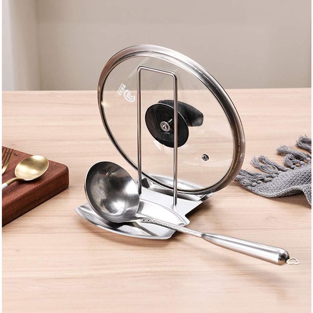 Soporte para Tapas y Cucharas Lawei - 3 Piezas Acero Inoxidable