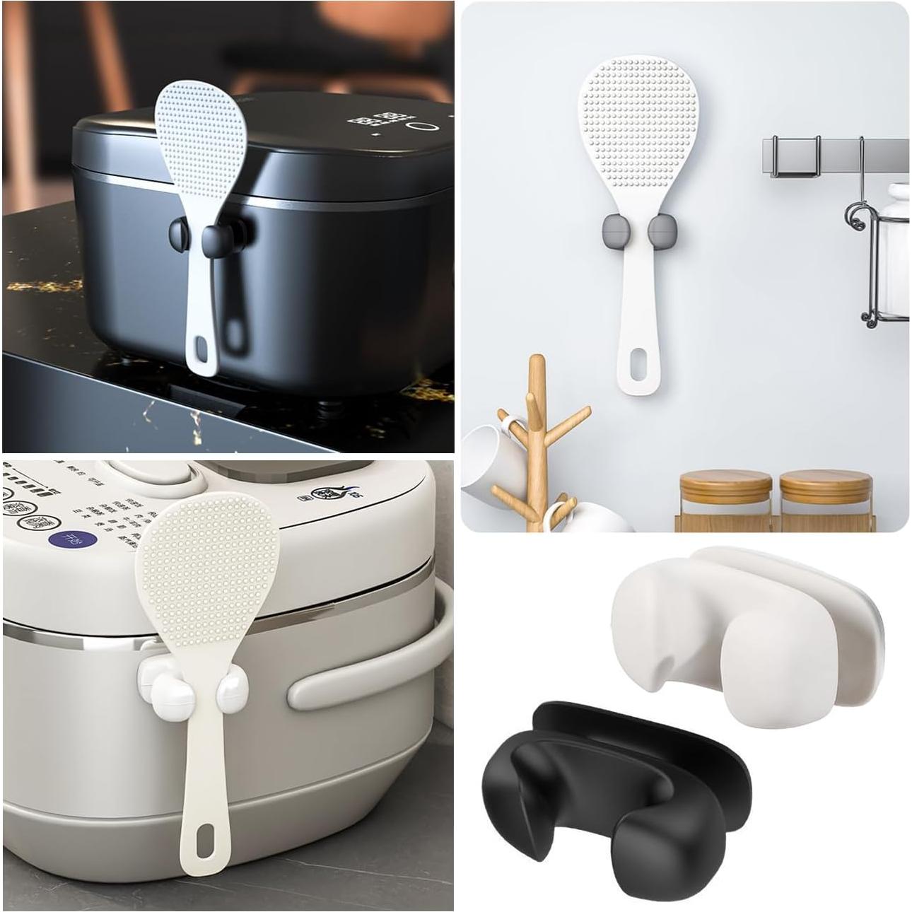 Soporte para Cuchara de Arroz TorSor 2 Piezas Silicona