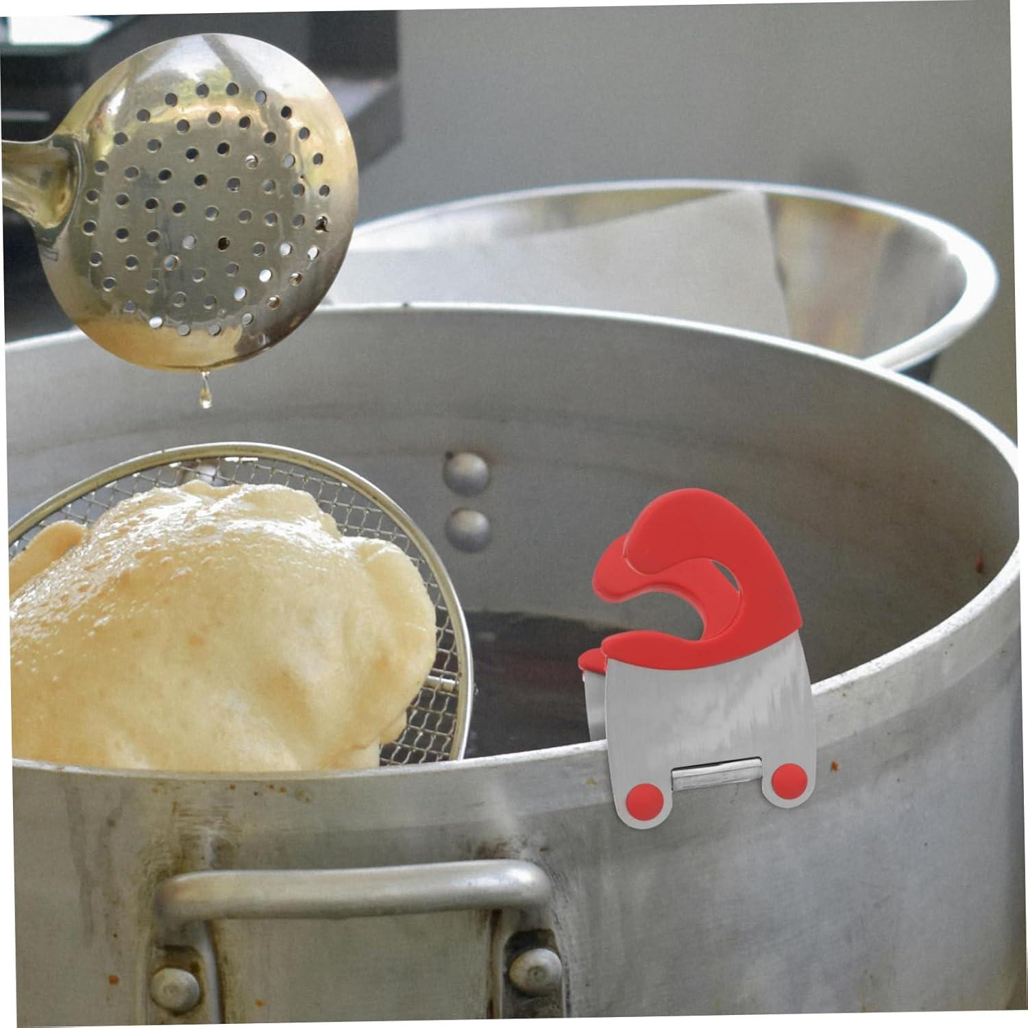 Soporte de Tapa de Olla Acero Inoxidable CONGARTENO 7.8x5.5cm