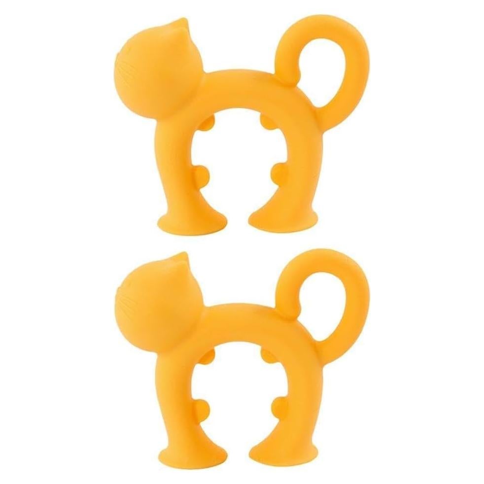 Soporte de Silicona para Cuchara en Forma de Gato 2Pcs