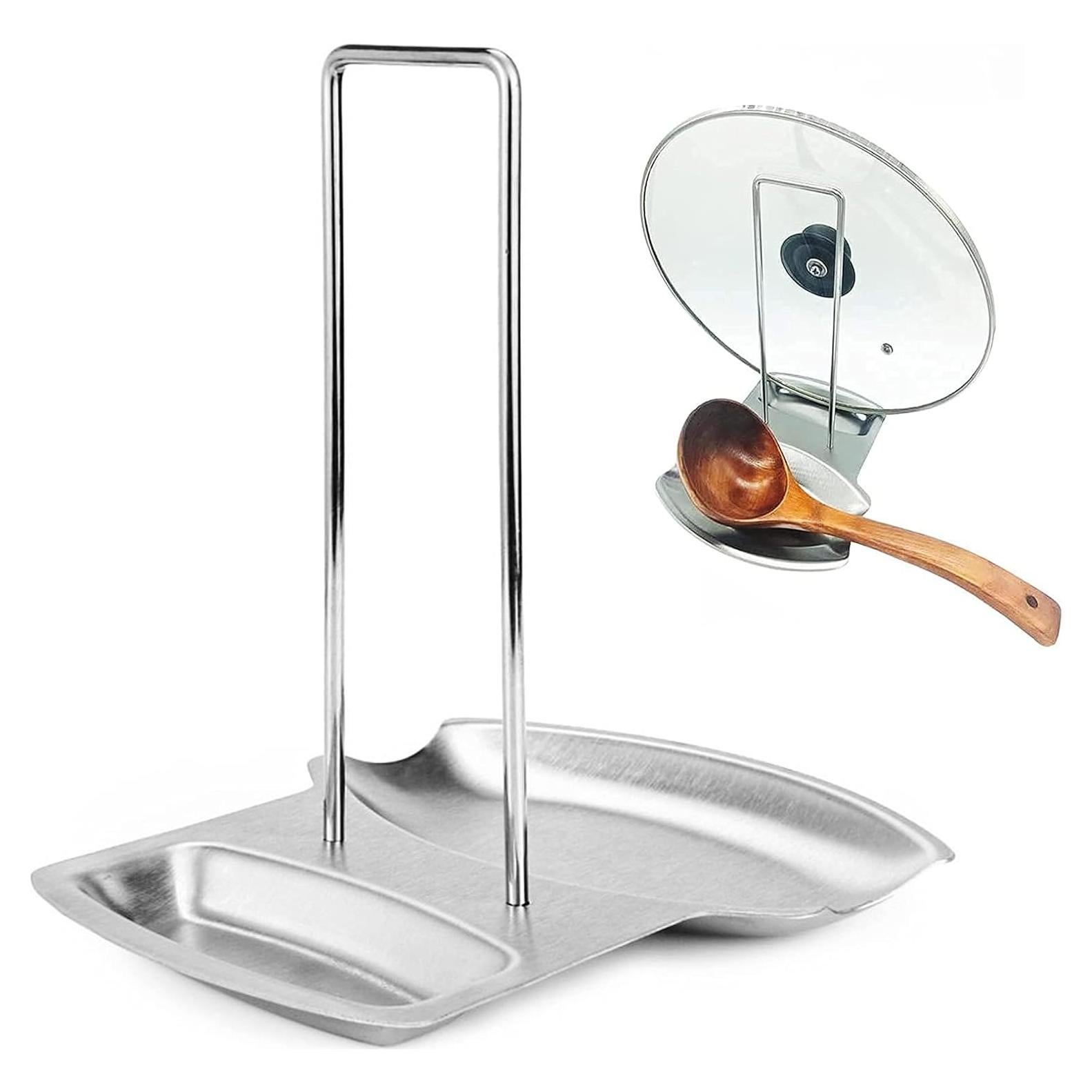 Soporte para Tapa de Sartén Acero Inoxidable iPstyle 19x15.5cm