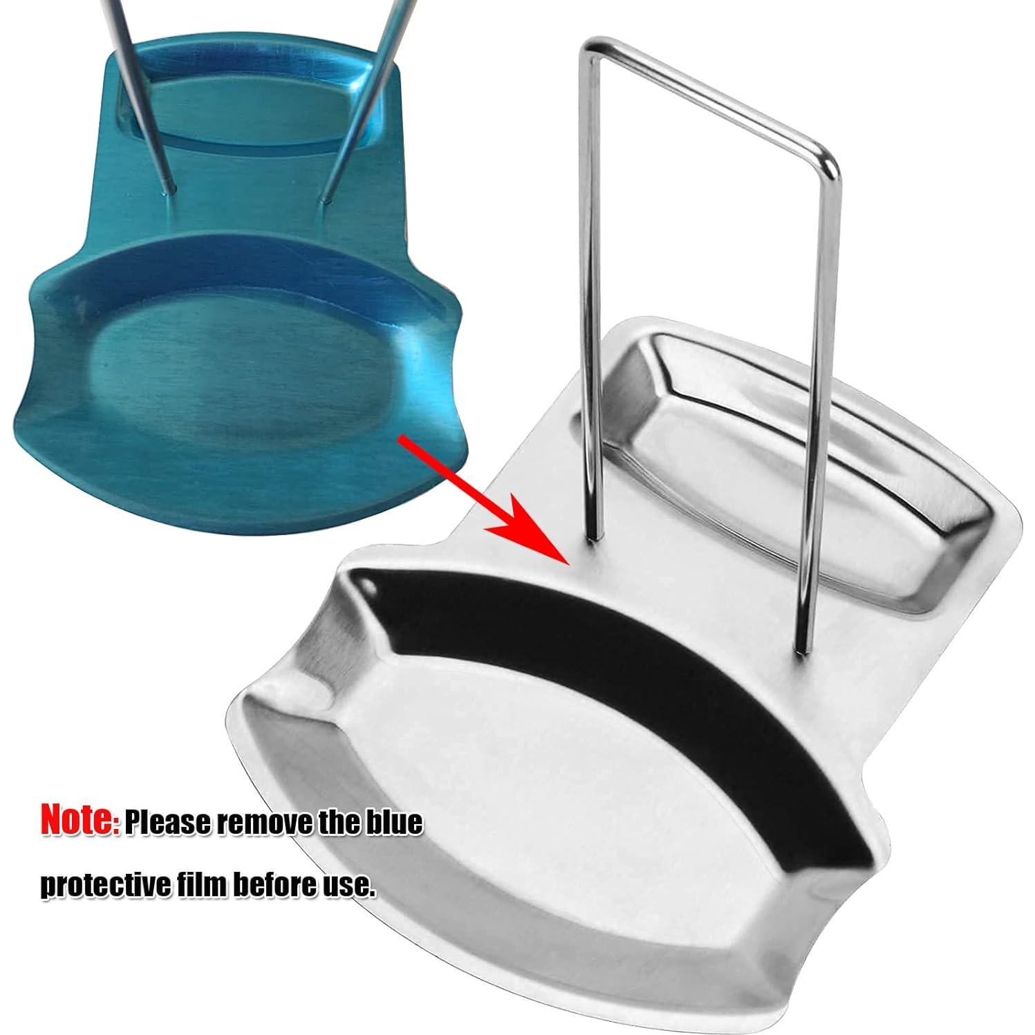 Soporte para Tapa de Sartén Acero Inoxidable iPstyle 19x15.5cm