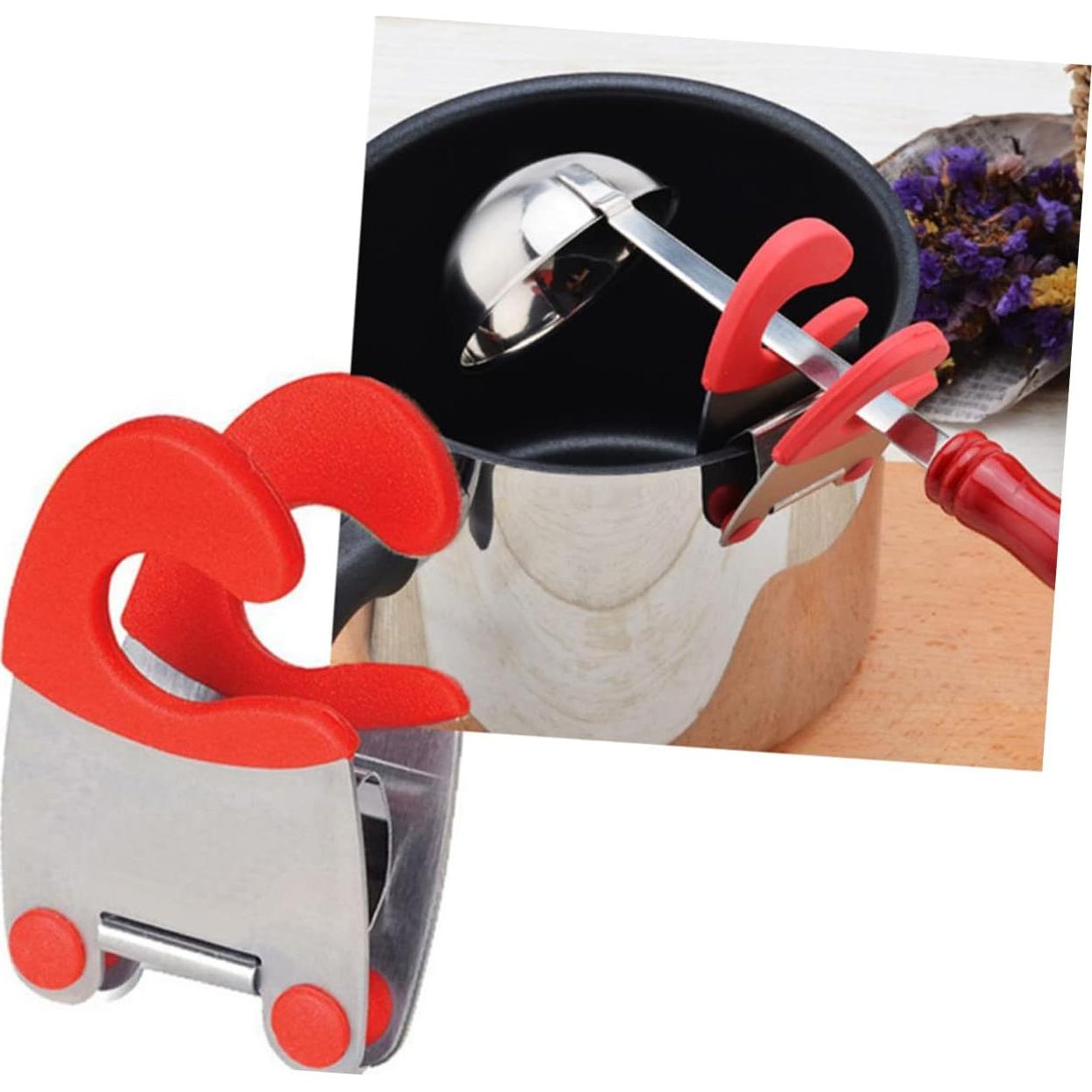 Clip de Cuchara para Olla MAGICLULU - Acero Inoxidable y Silicona