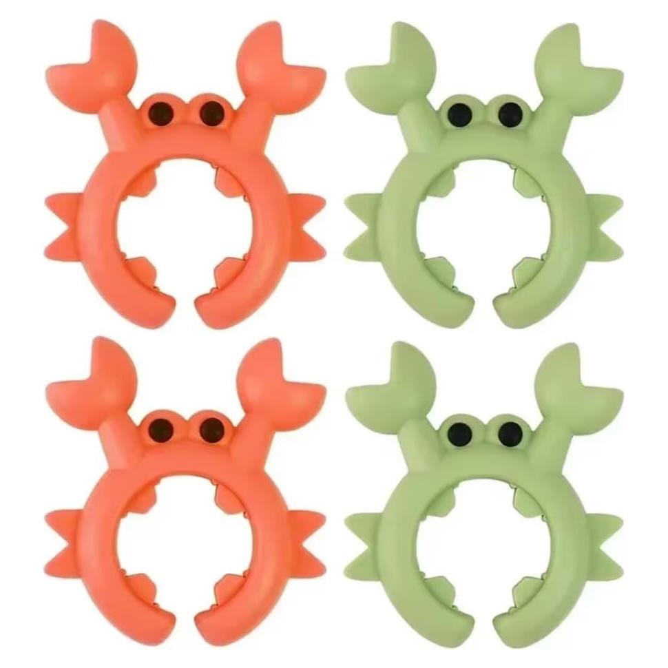 Soporte para espátula de cangrejo GUEDKIKL 4 piezas silicona