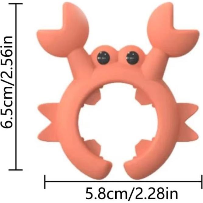 Soporte para espátula de cangrejo GUEDKIKL 4 piezas silicona